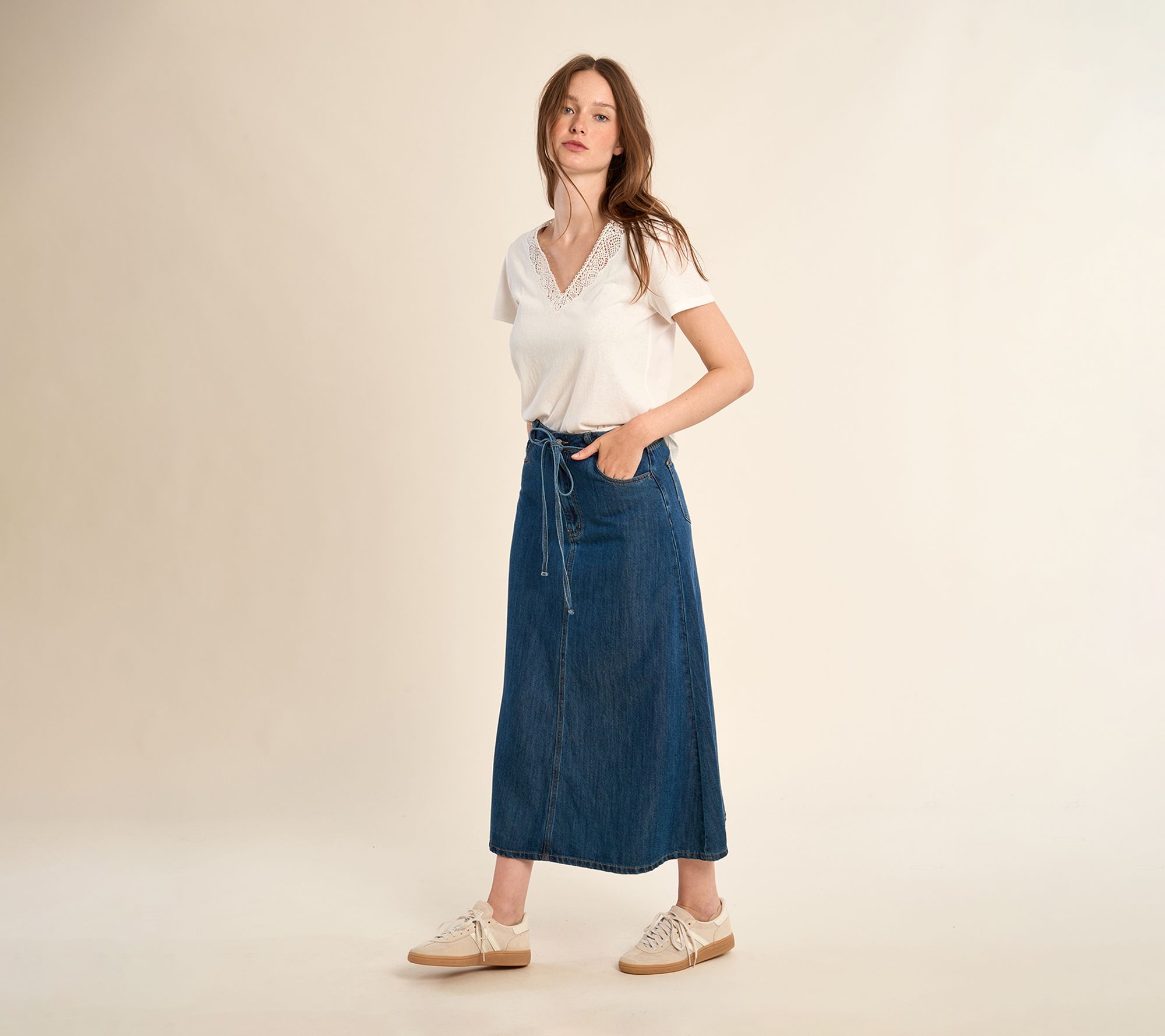 Molly Bracken Denim Skirt