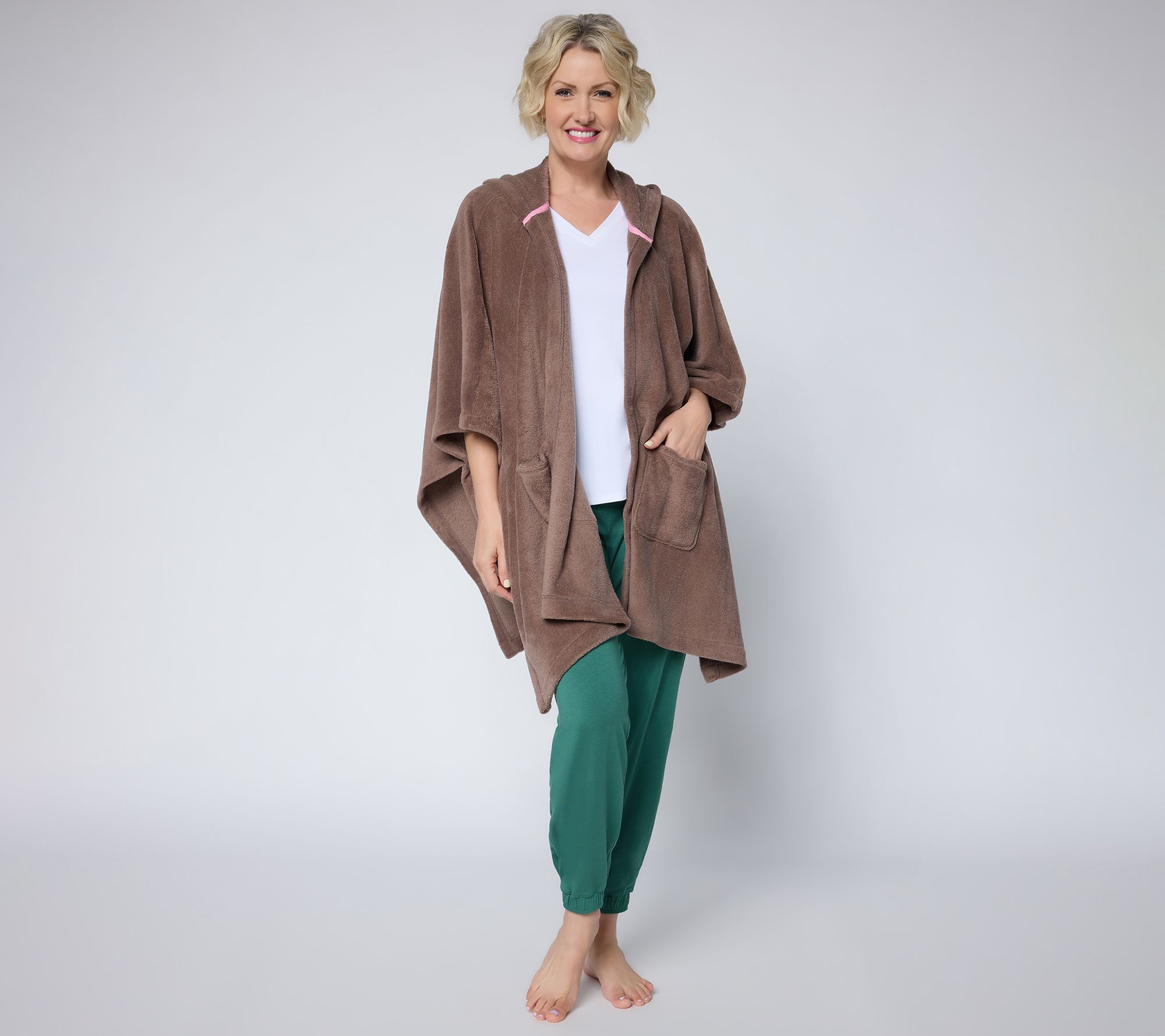 AnyBody Cozy Sherpa Wearable Throw