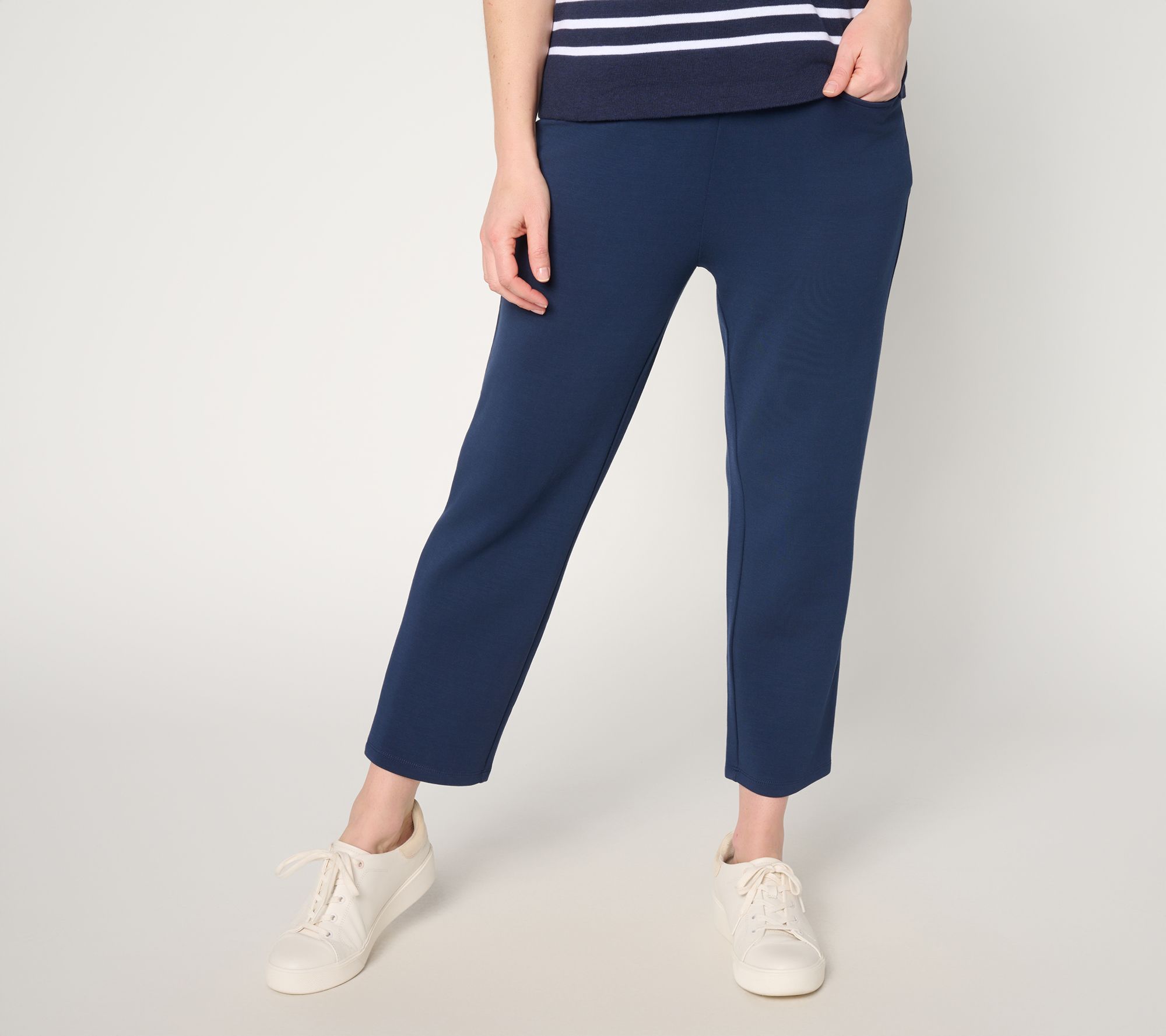 "As Is" Belle by Kim Gravel Pet ScubaLuxe Escape Edit Cropped Pant