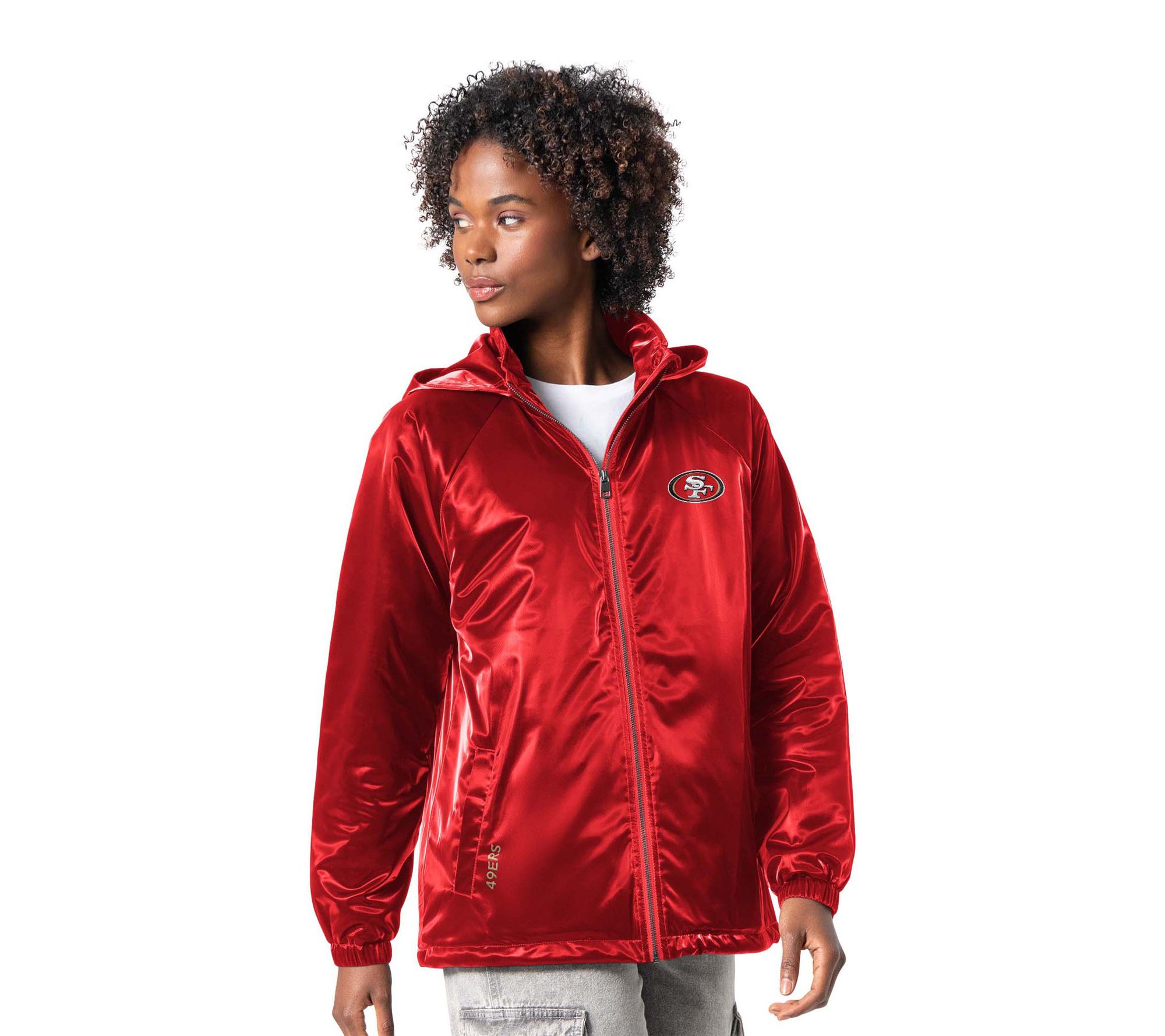 NFL Officially Licensed Women's Liquid Rain Full-Zip Parka | QVC