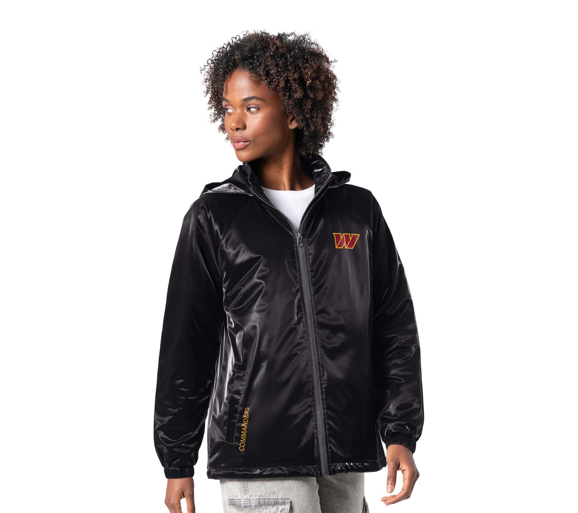 NFL Officially Licensed Women's Liquid Rain Full-Zip Parka