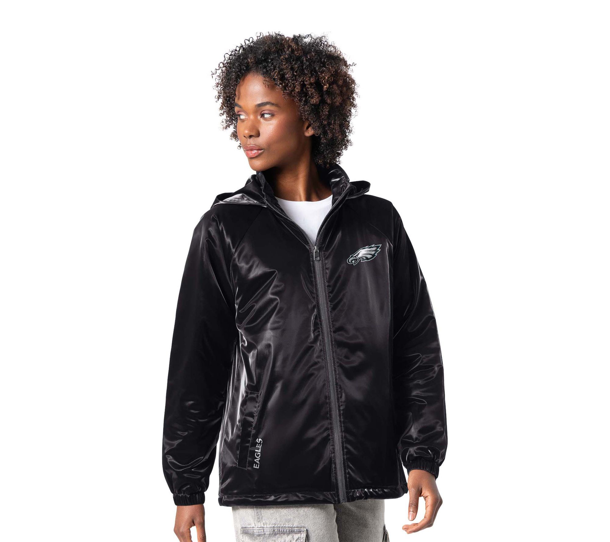 NFL Officially Licensed Women's Liquid Rain Full-Zip Parka