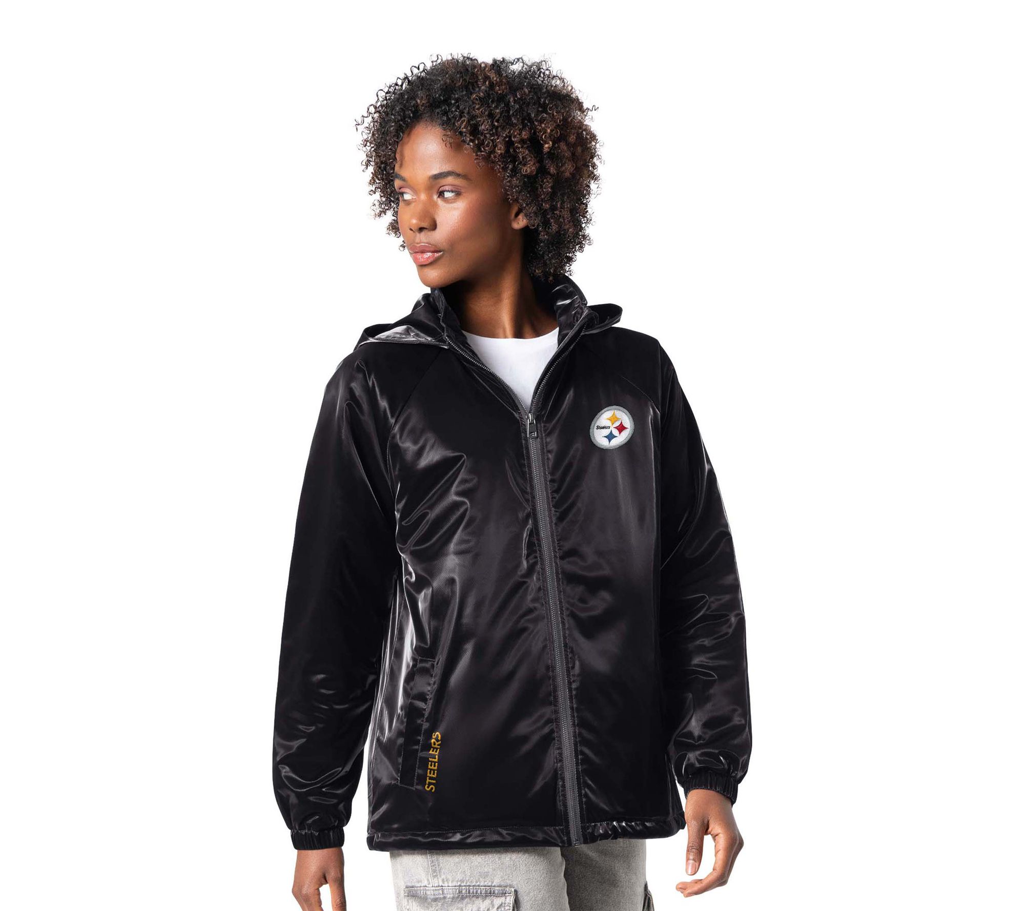 NFL Officially Licensed Women's Liquid Rain Full-Zip Parka