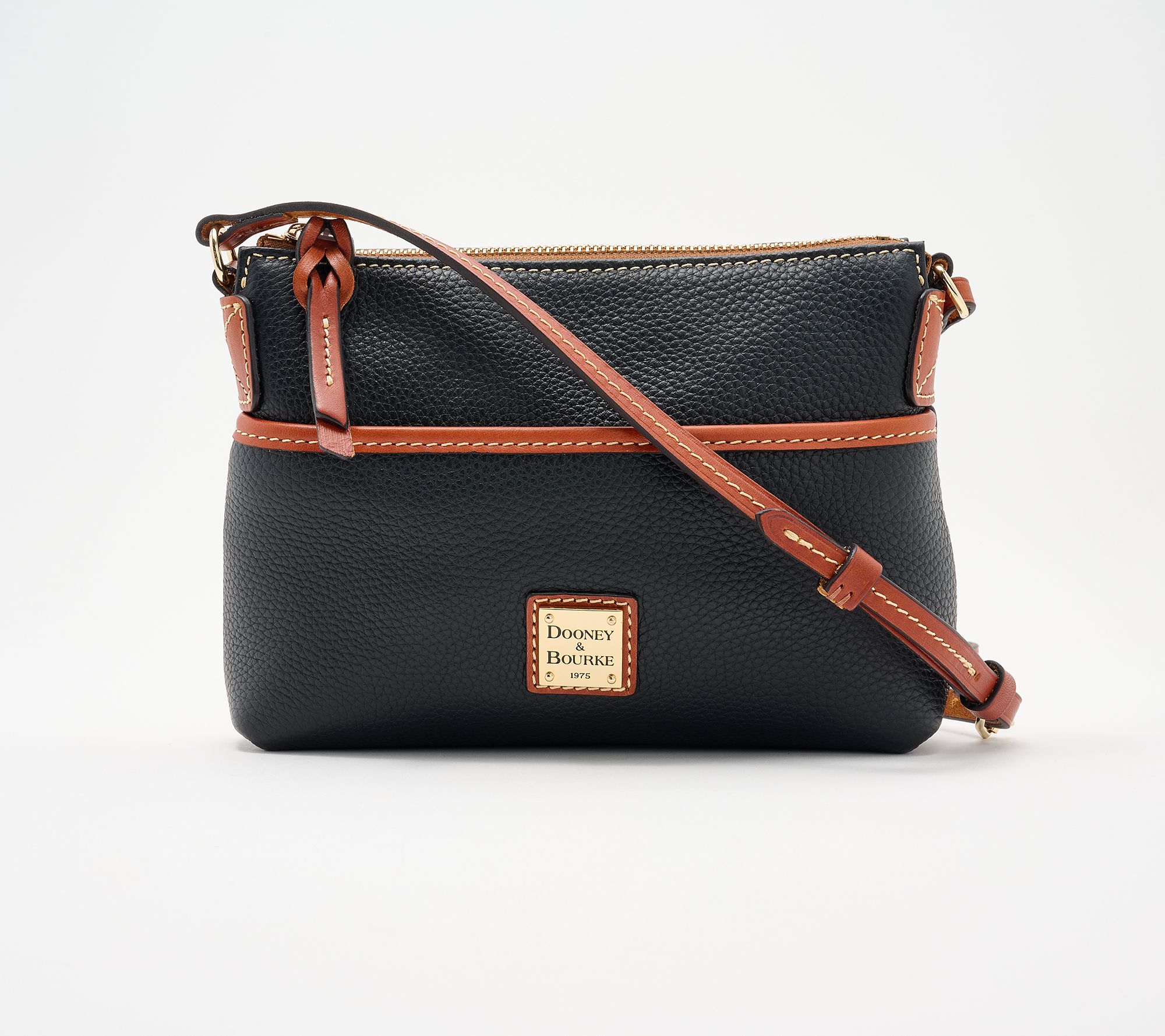 Dooney & Bourke Pebble Leather Ginger Crossbody