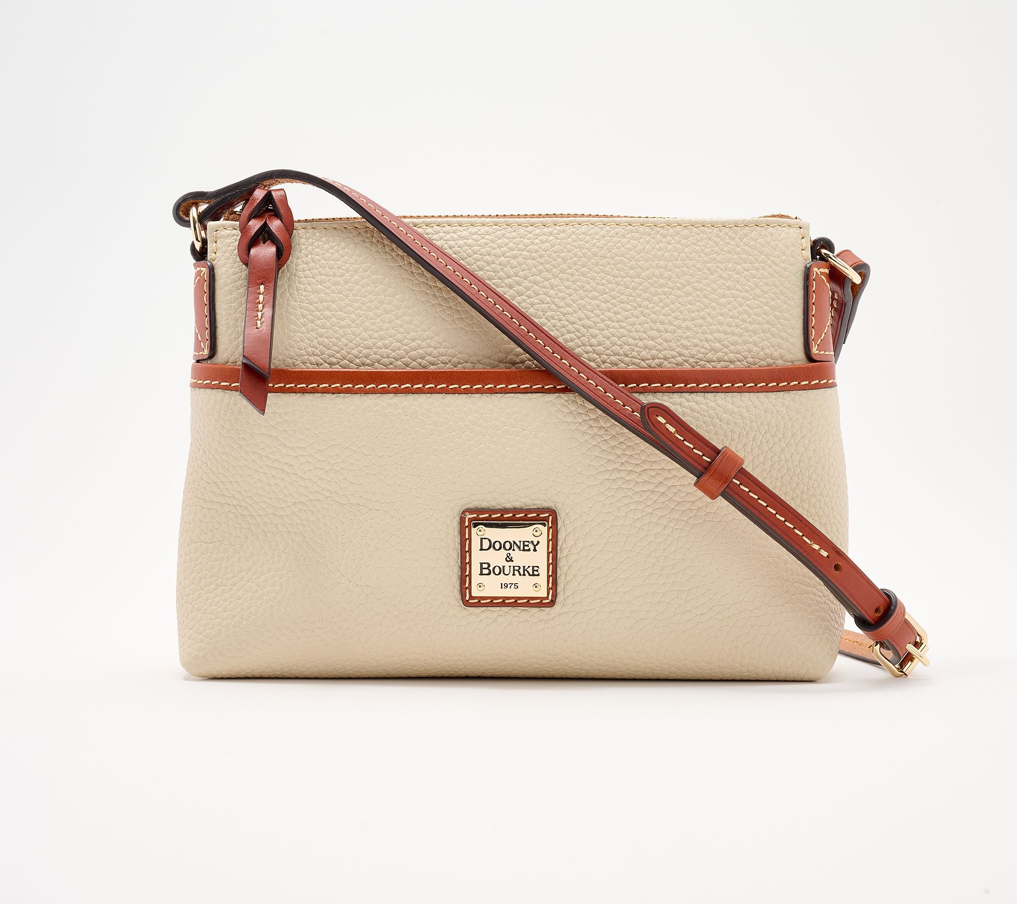 Dooney & Bourke Pebble Leather Ginger Crossbody