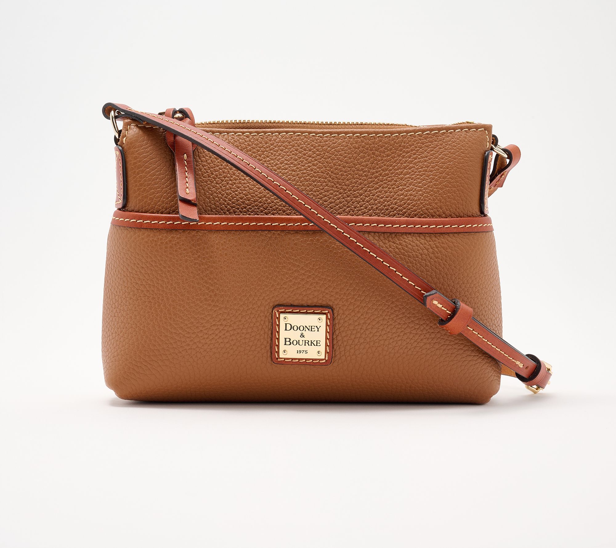 Dooney & Bourke Pebble Leather Ginger Crossbody