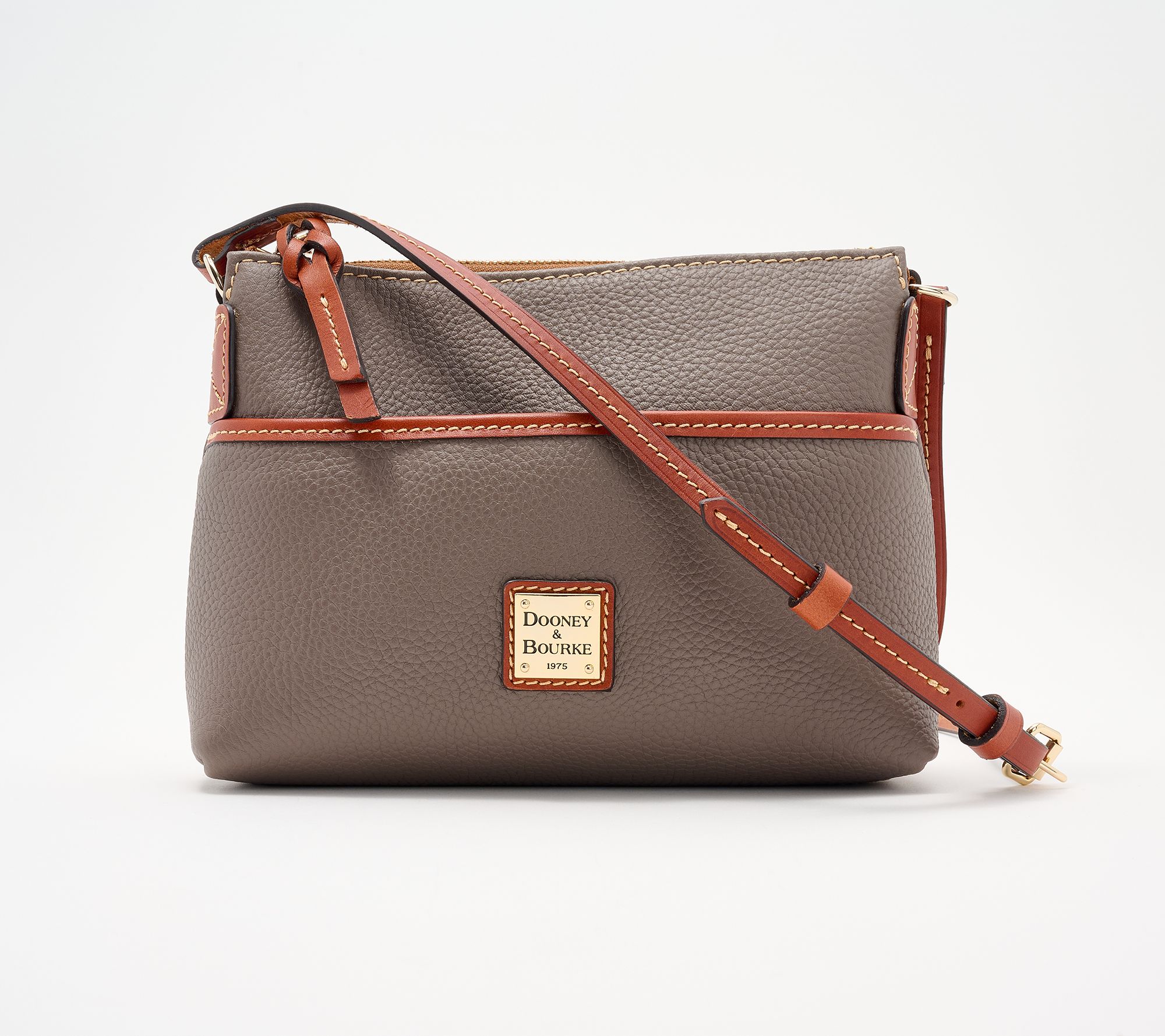 Dooney & Bourke Pebble Leather Ginger Crossbody