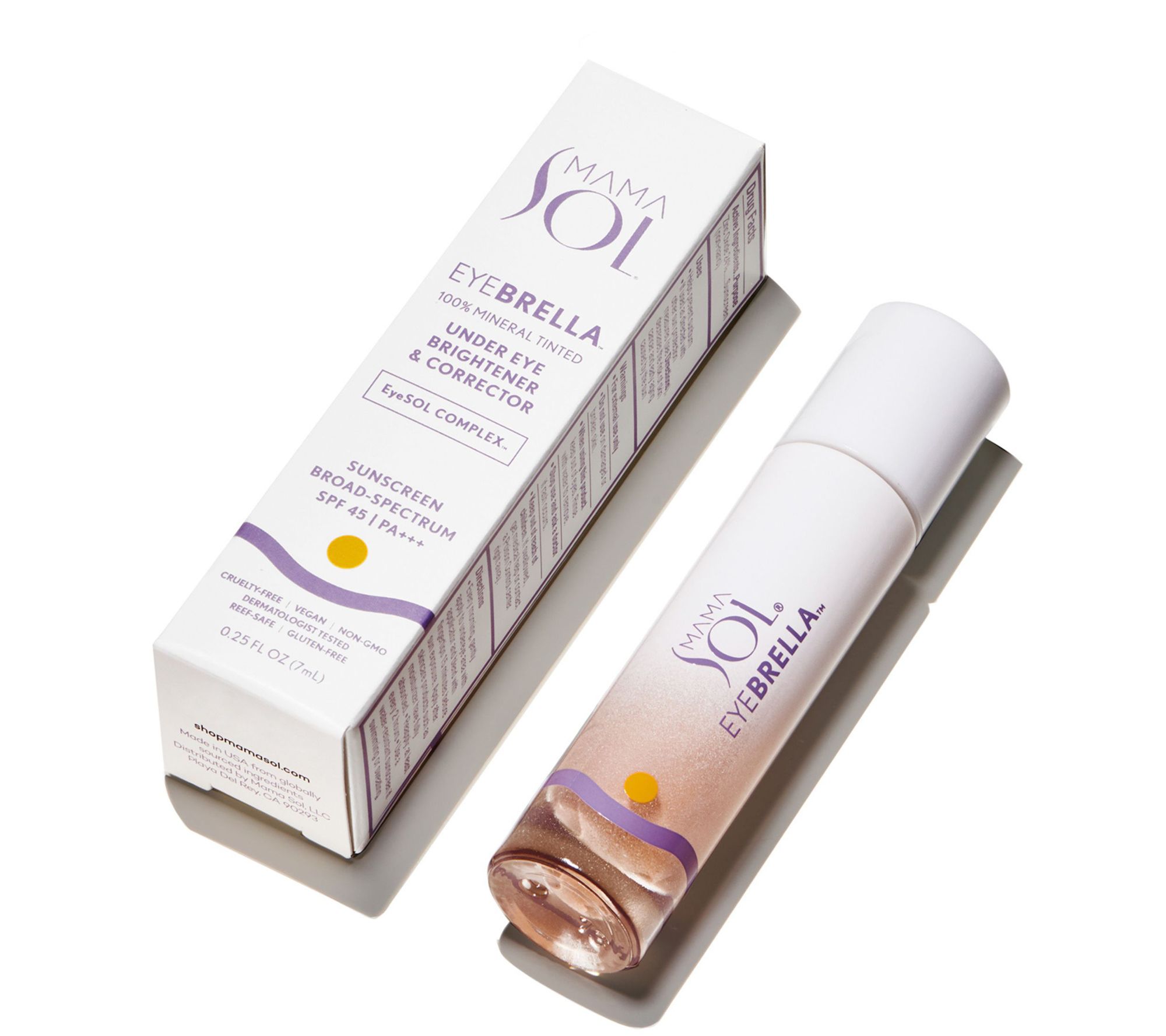 Mama Sol EYEBRELLA 100% Mineral Under Eye Brightener SPF 45