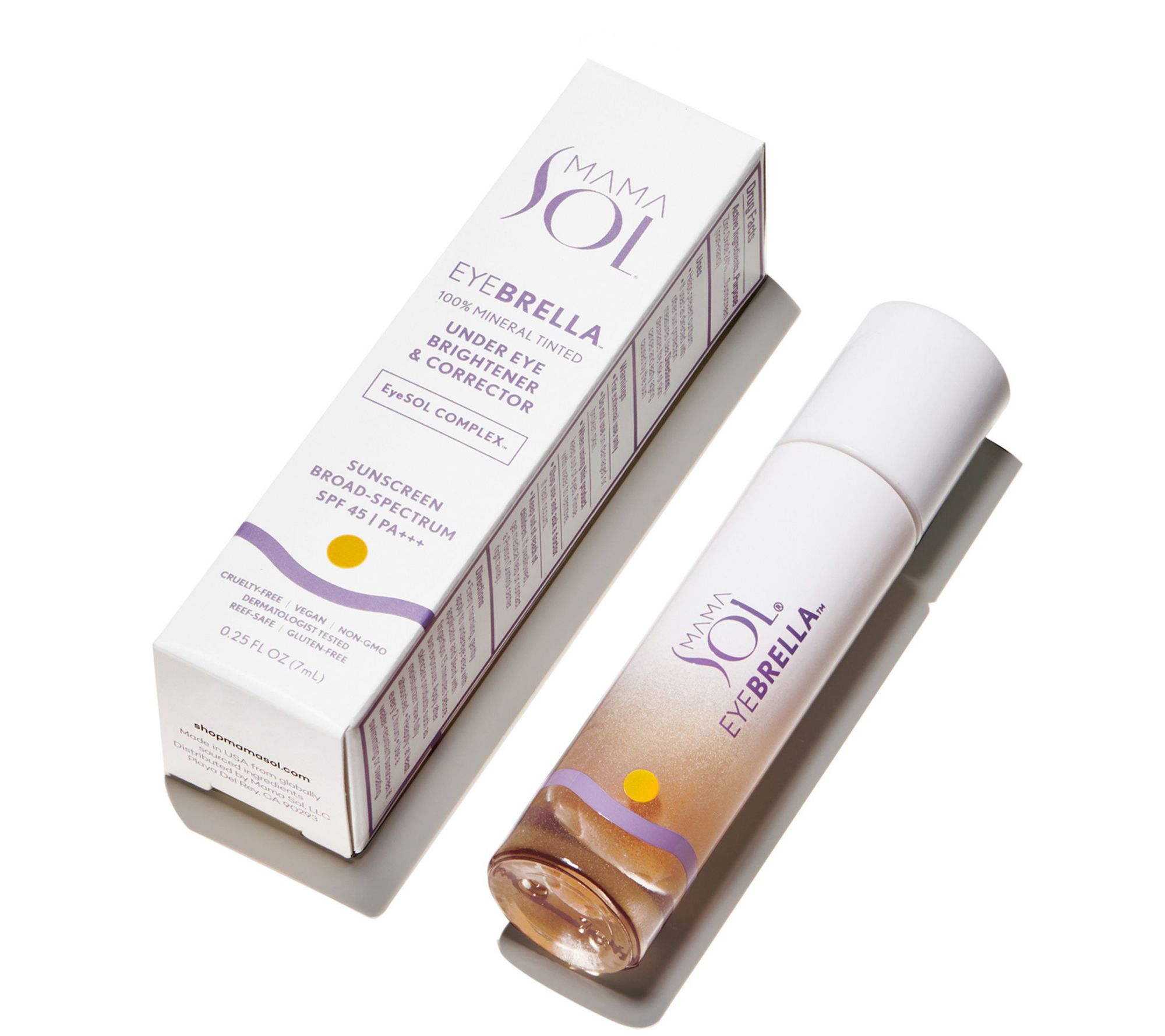 Mama Sol EYEBRELLA 100% Mineral Under Eye Brightener SPF 45