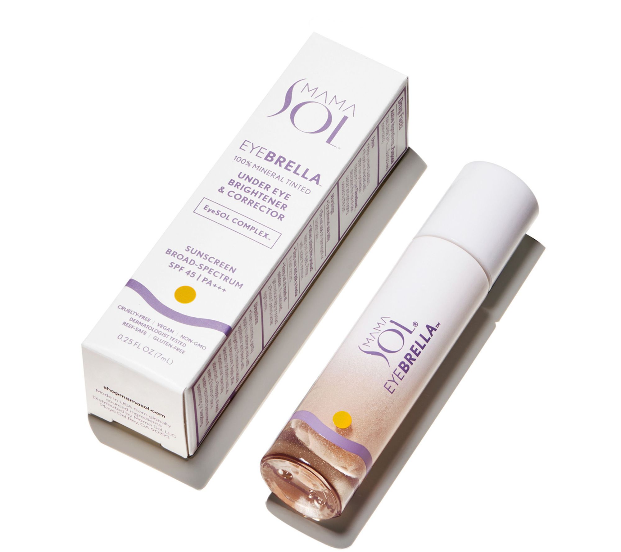 Mama Sol EYEBRELLA 100% Mineral Under Eye Brightener SPF 45