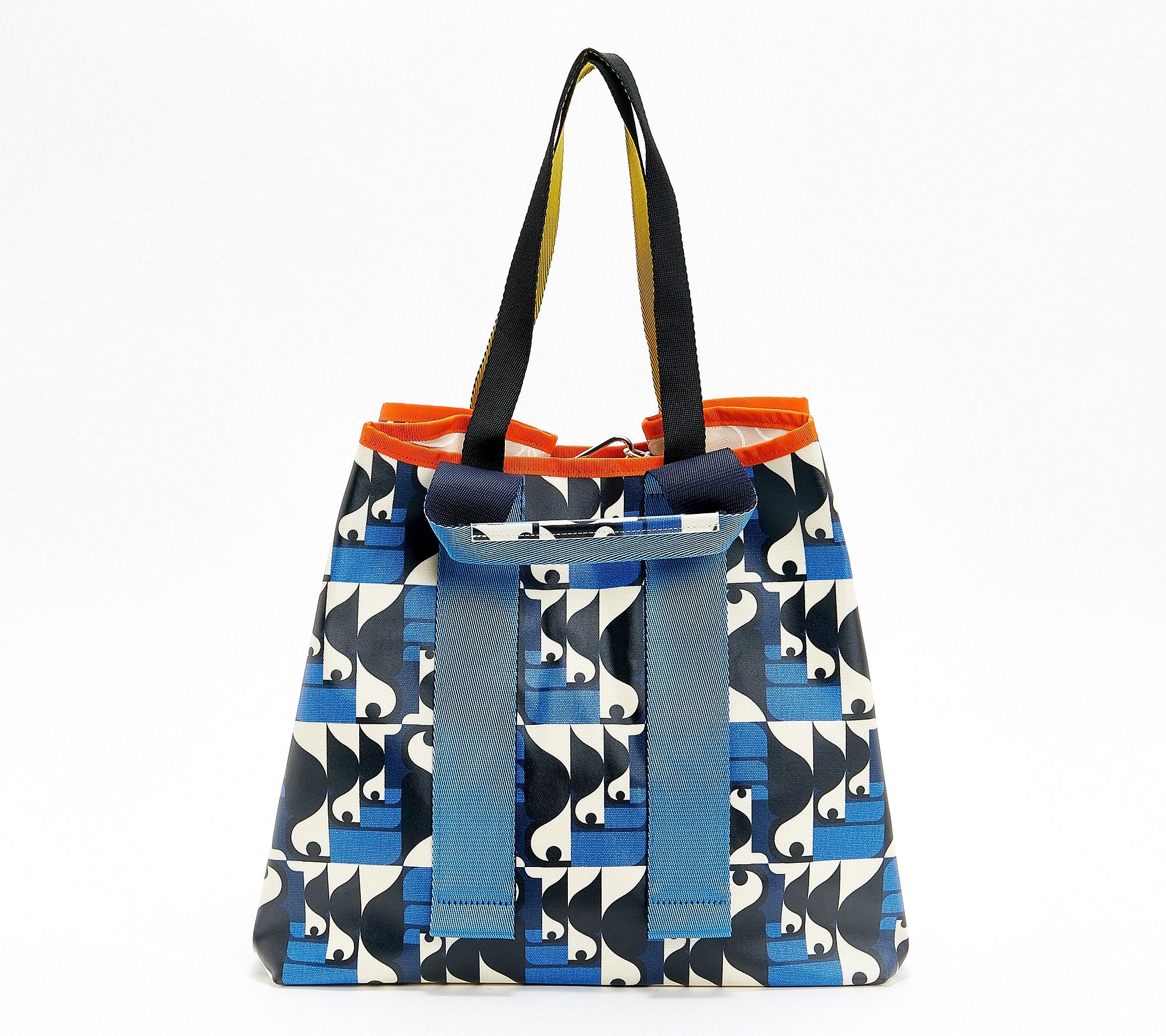 "As Is" Orla Kiely Coated Cotton Large Tote Carryall