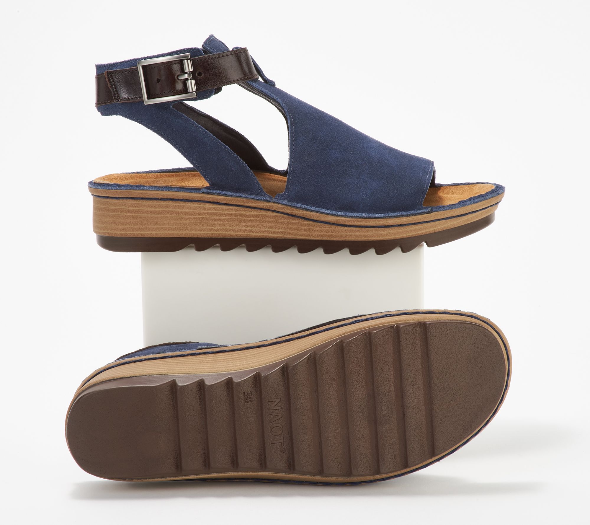 kantsten renhed pie Naot Leather Mule Sandals - Verbena - QVC.com