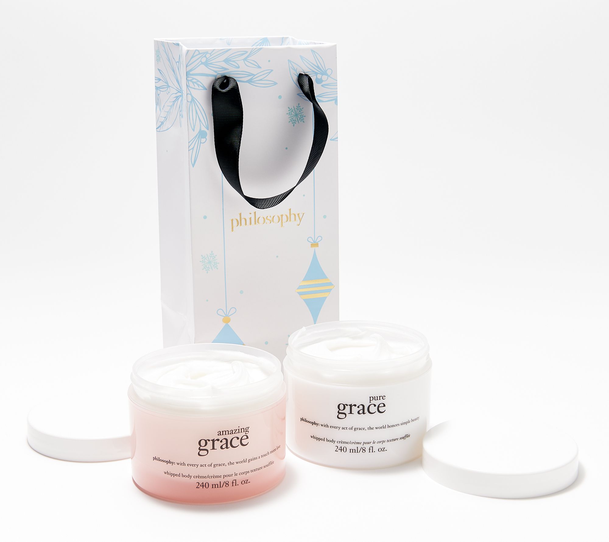 philosophy grace whipped body creme set with gift bag