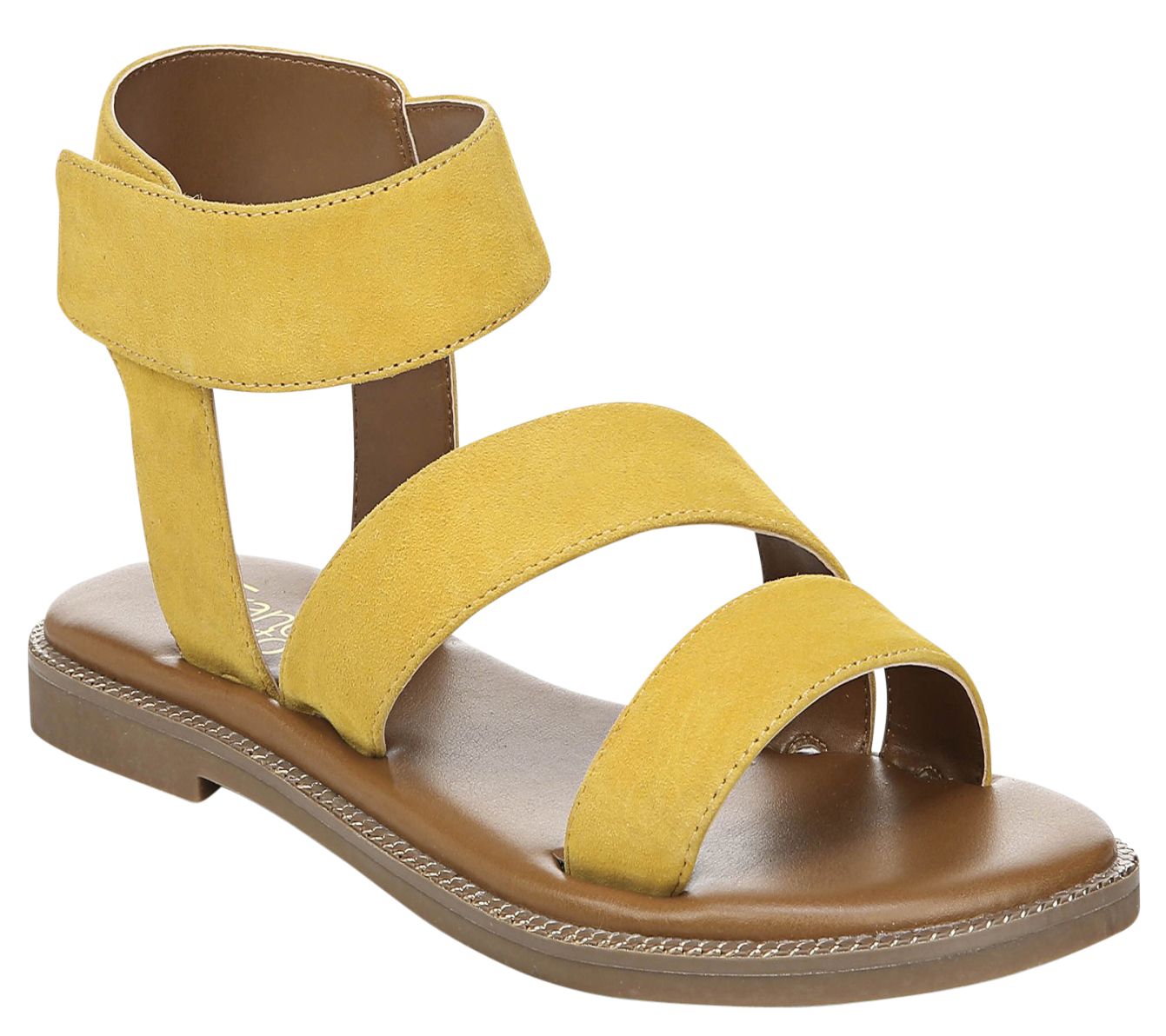 Franco sarto 2025 yellow sandals