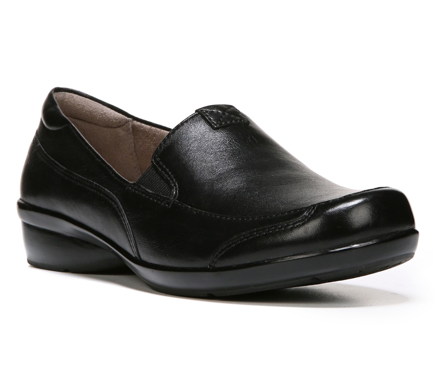 Naturalizer Slip-On Leather Loafers - Channing - QVC.com