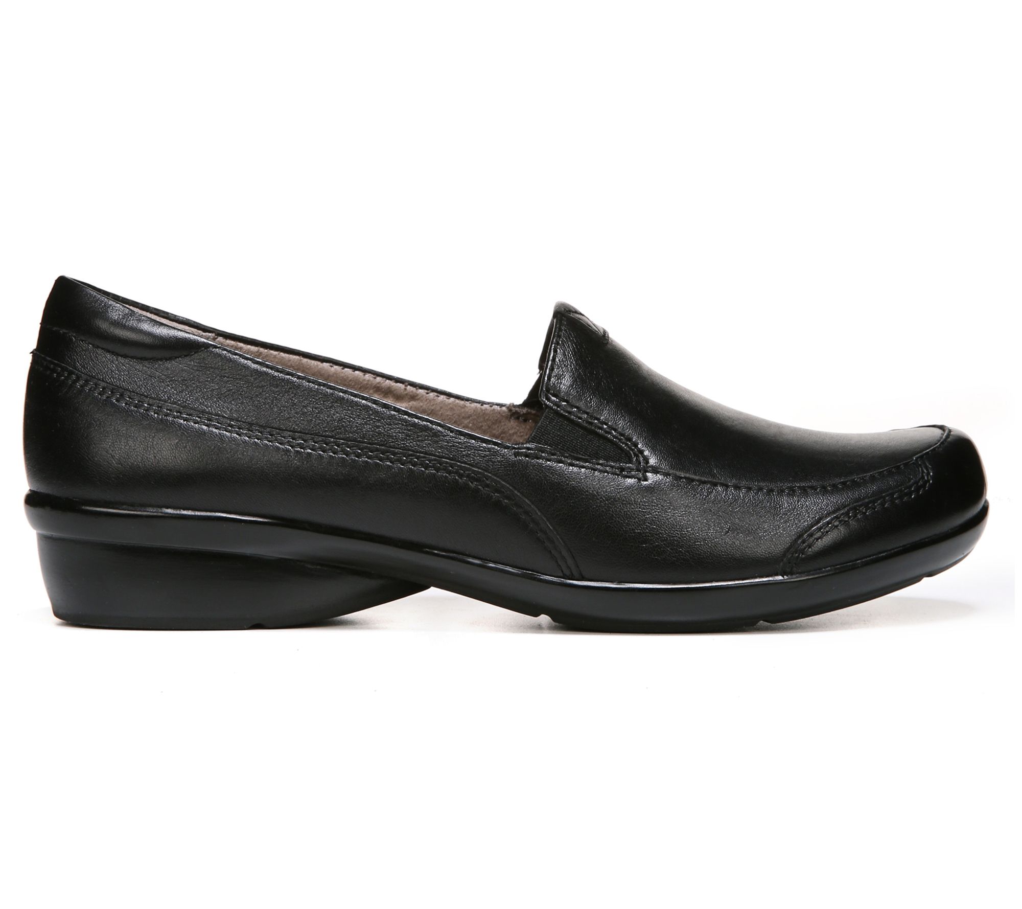 Naturalizer Slip-On Leather Loafers - Channing - QVC.com