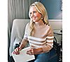 Candace Cameron Bure Striped Sweater with Button Detail, 7 of 7