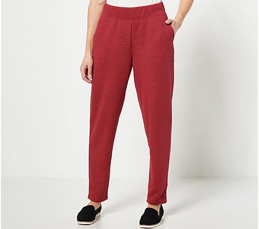Cuddl Duds Quilted Knit Slim Pants