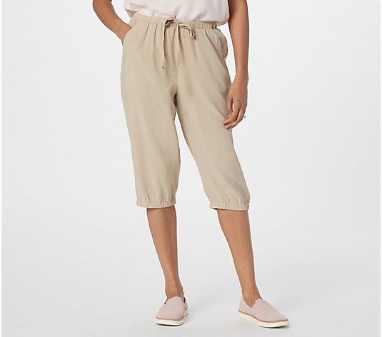 "As Is" Side Stitch Crop Jogger Pants