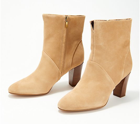 Franco Sarto Suede Ankle Boots - Pia