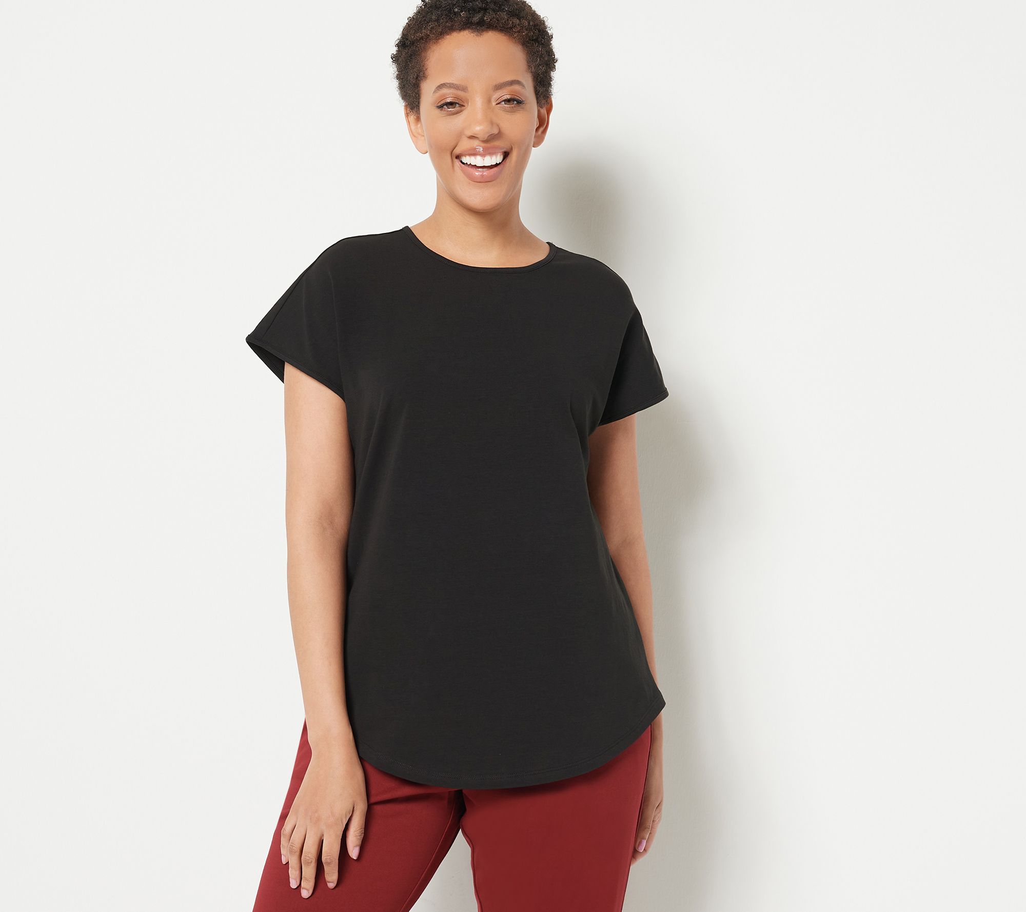 "As Is" Form & Line by Universal Standard Knit Short Sl. Top