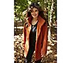 "As Is" Encore by Idina Menzel Side Rouched U-Neck Tee with Long Sleeve, 3 of 3