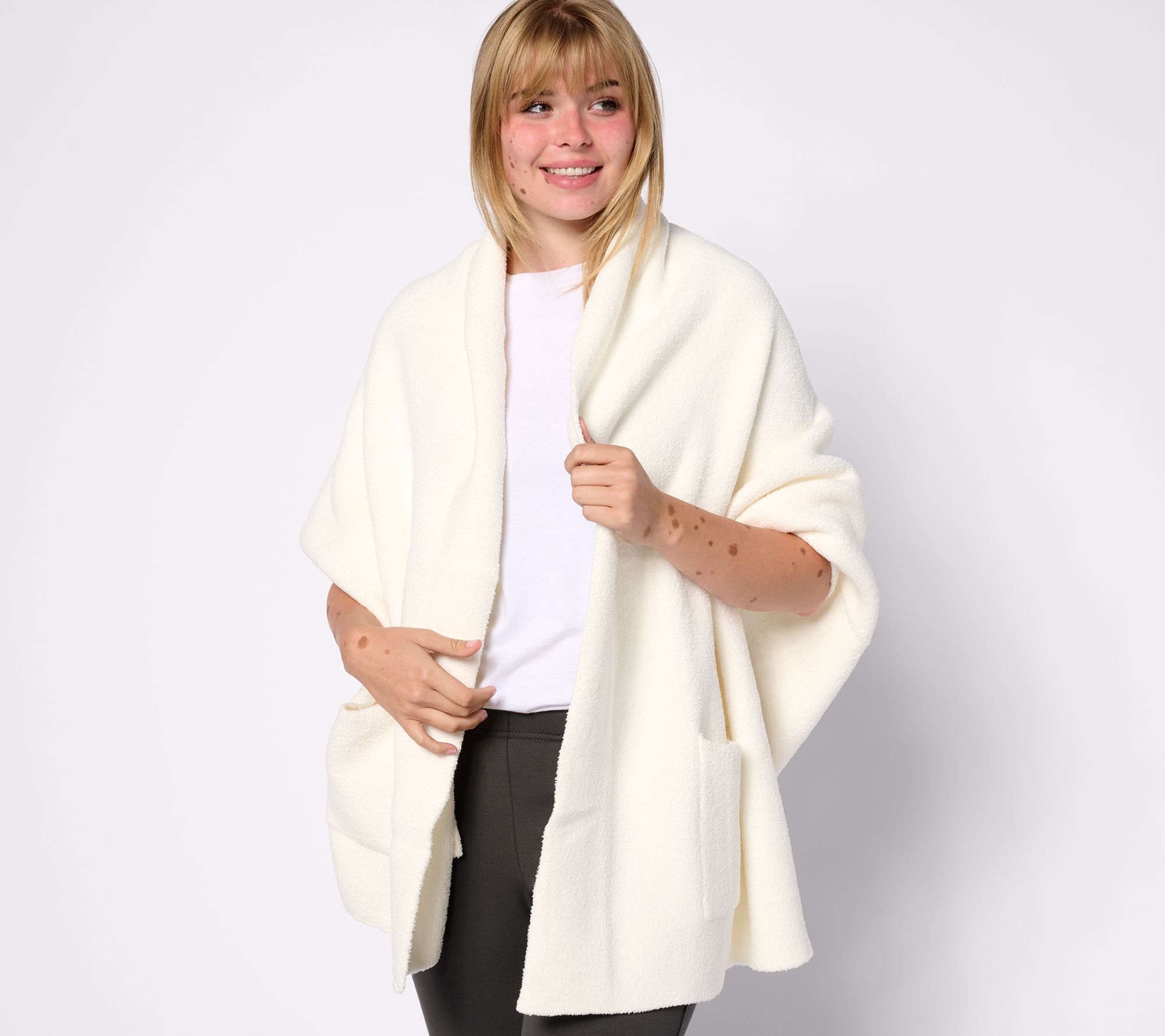 Qvc barefoot best sale dreams blanket