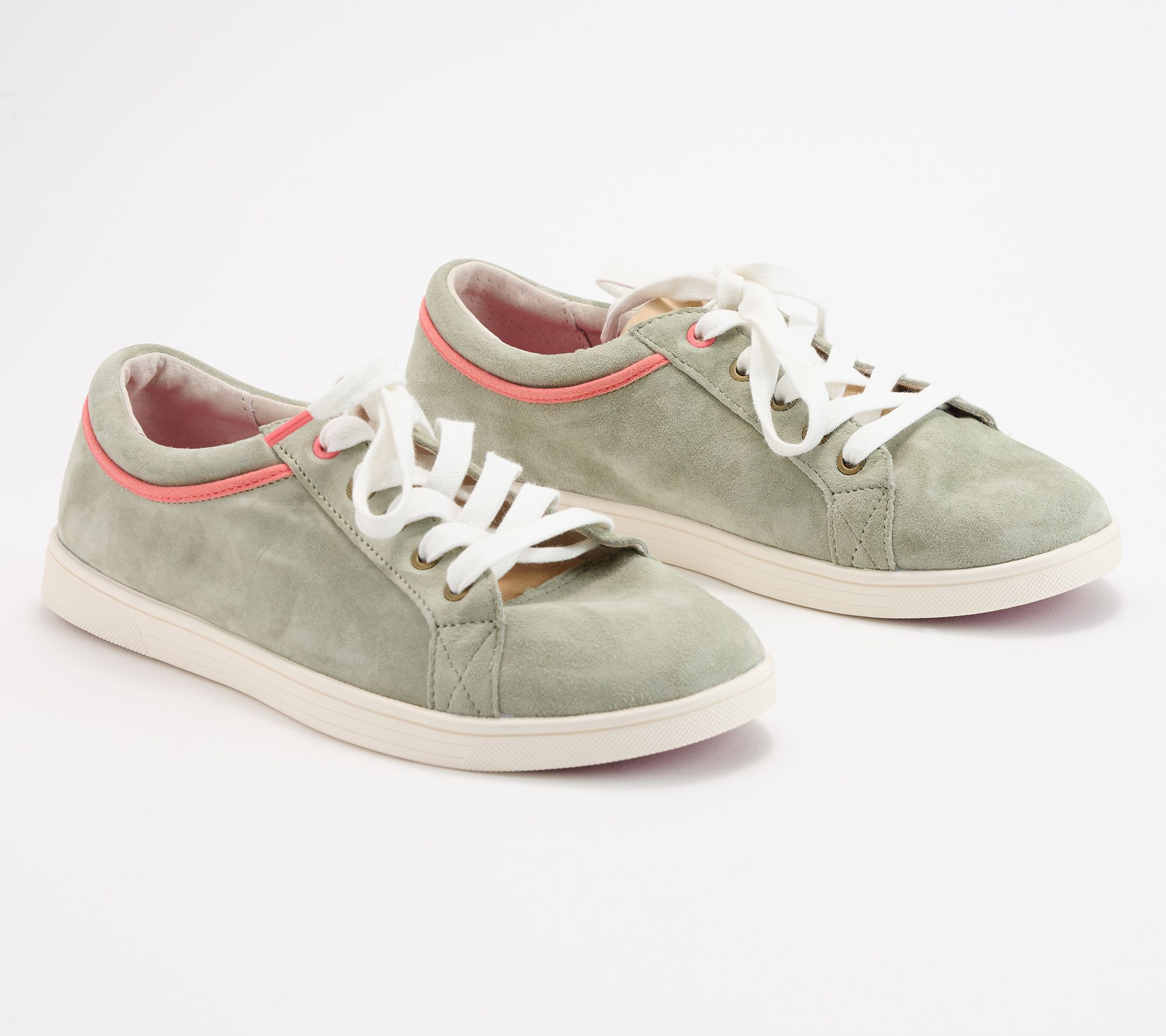Revitalign Orthotic Suede Casual Sneakers - Avalon Sunny - QVC.com
