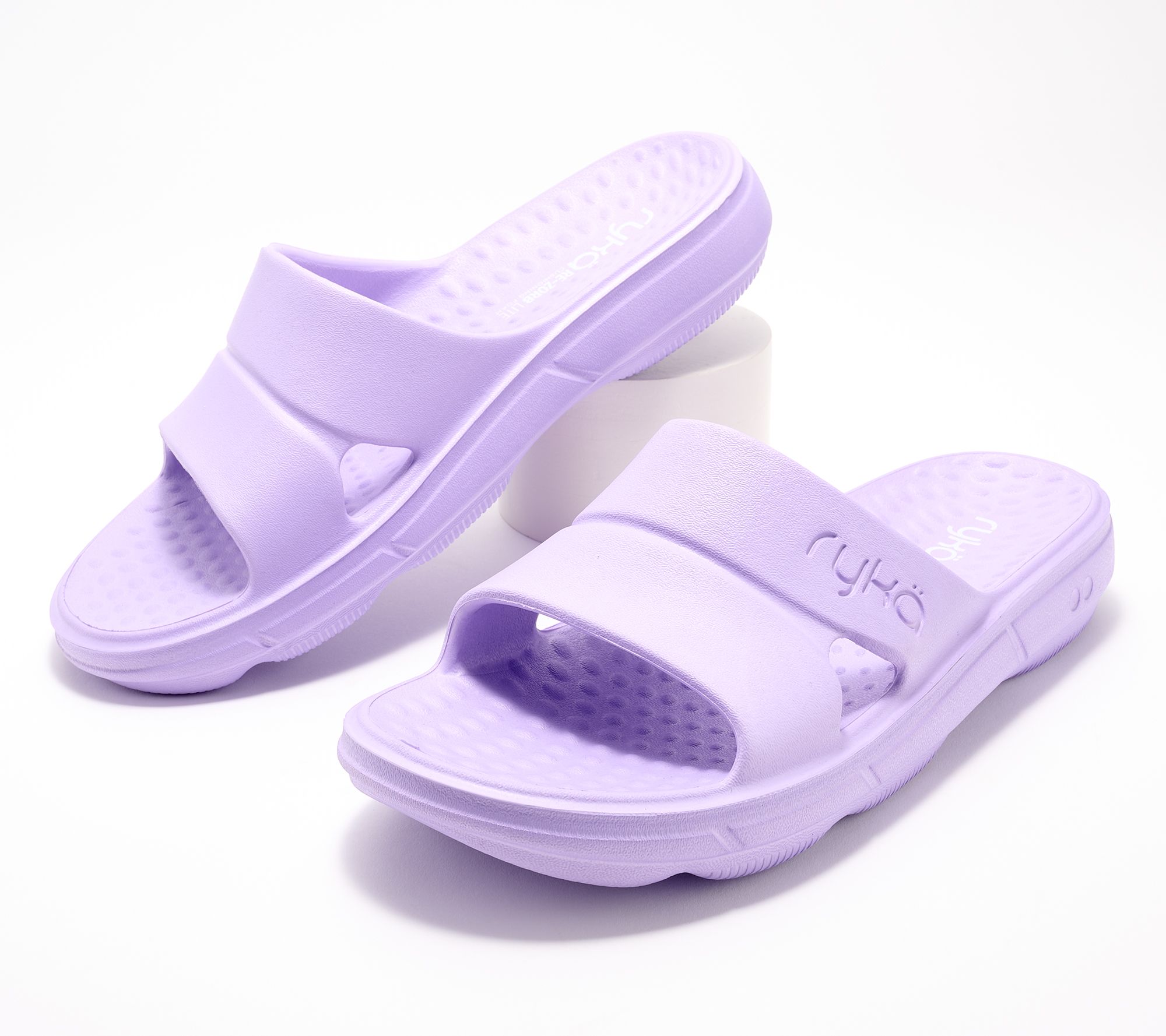 "As Is" Ryka Ultimate Recovery Molded Slide Sandals - Restore Slide