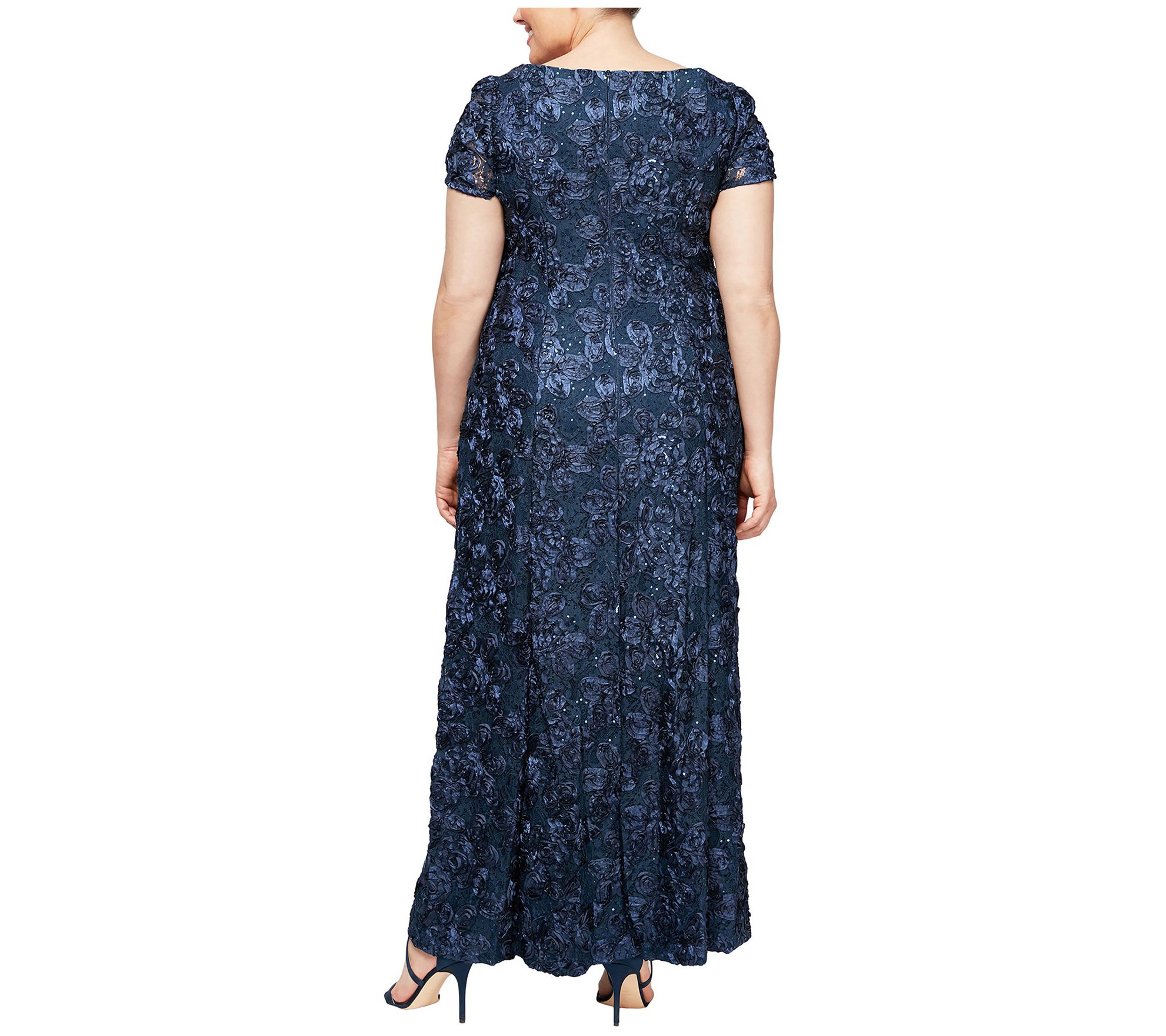 Qvc plus size deals formal dresses