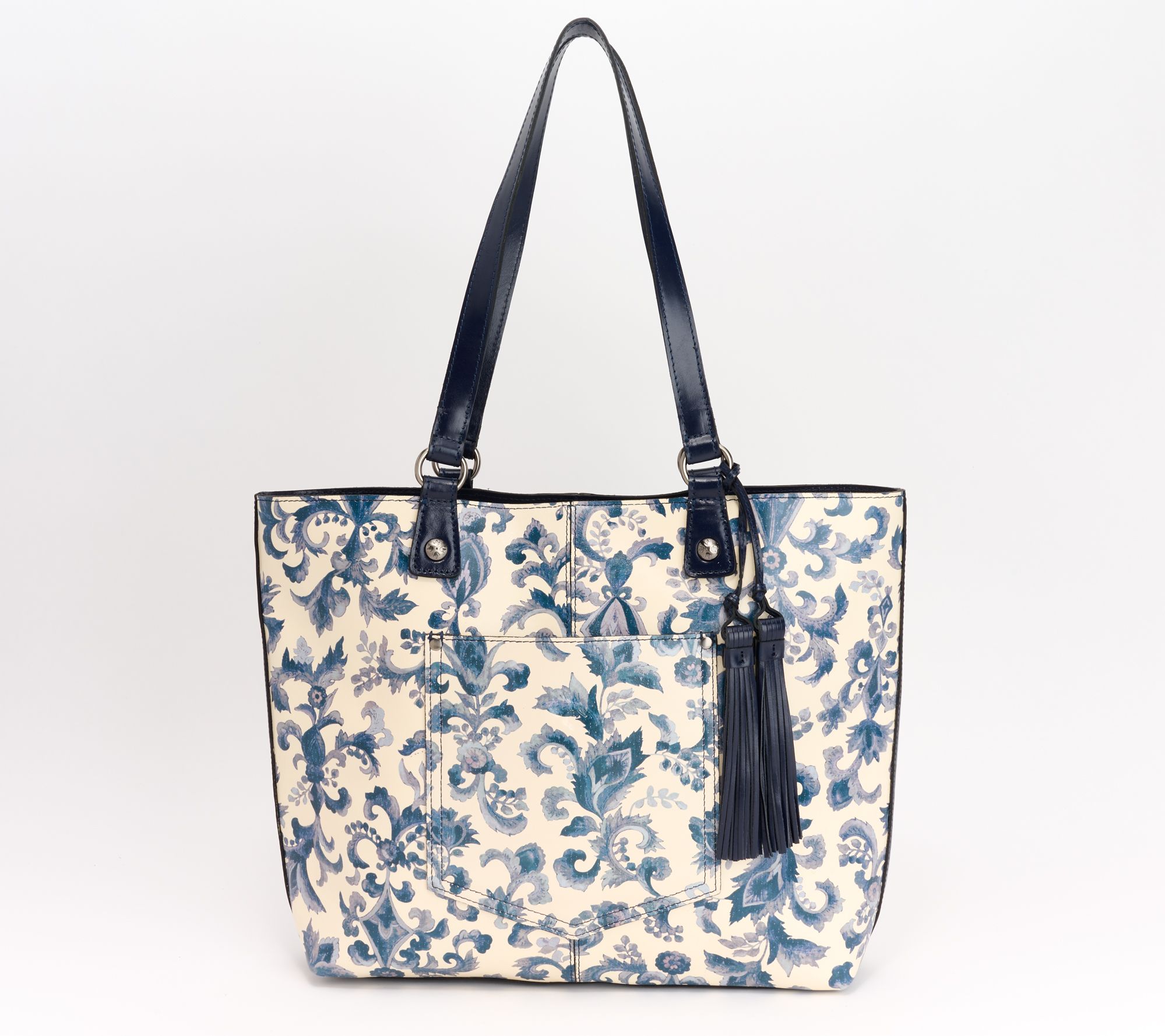 Patricia Nash Marza Leather Tote w/ Tassel - QVC.com