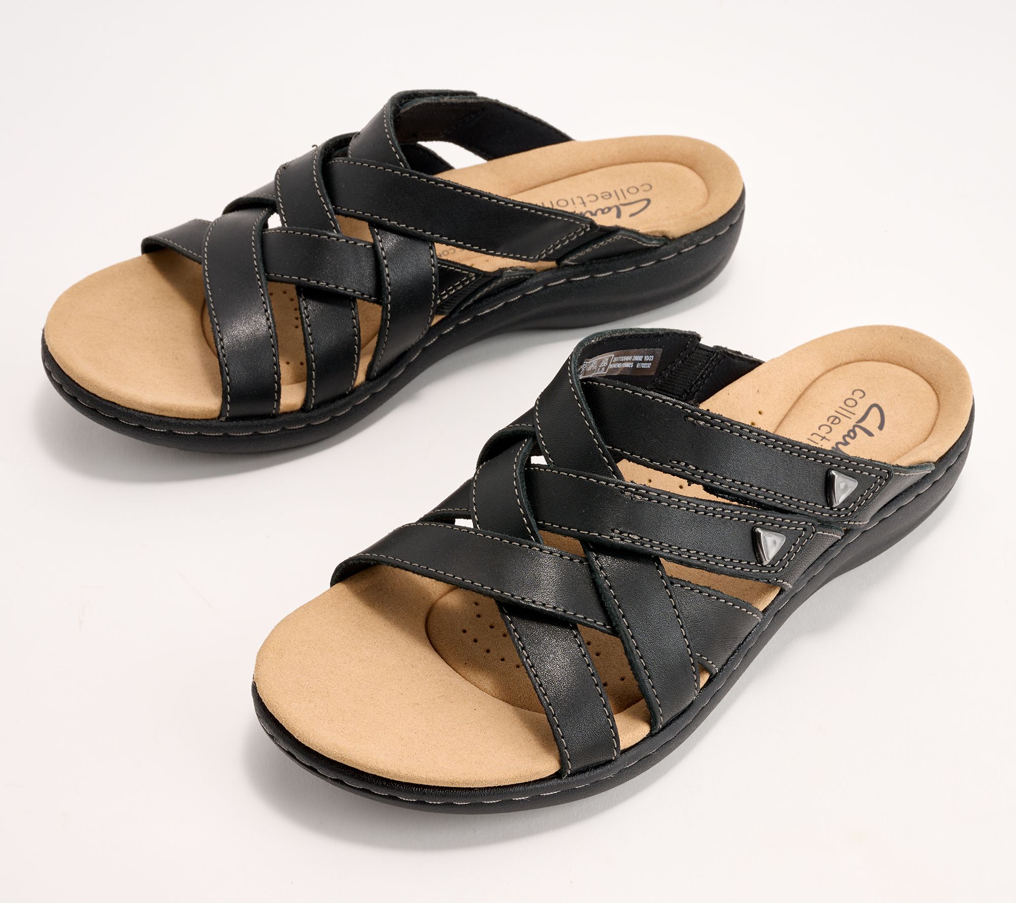 Clarks memory foam online flip flops