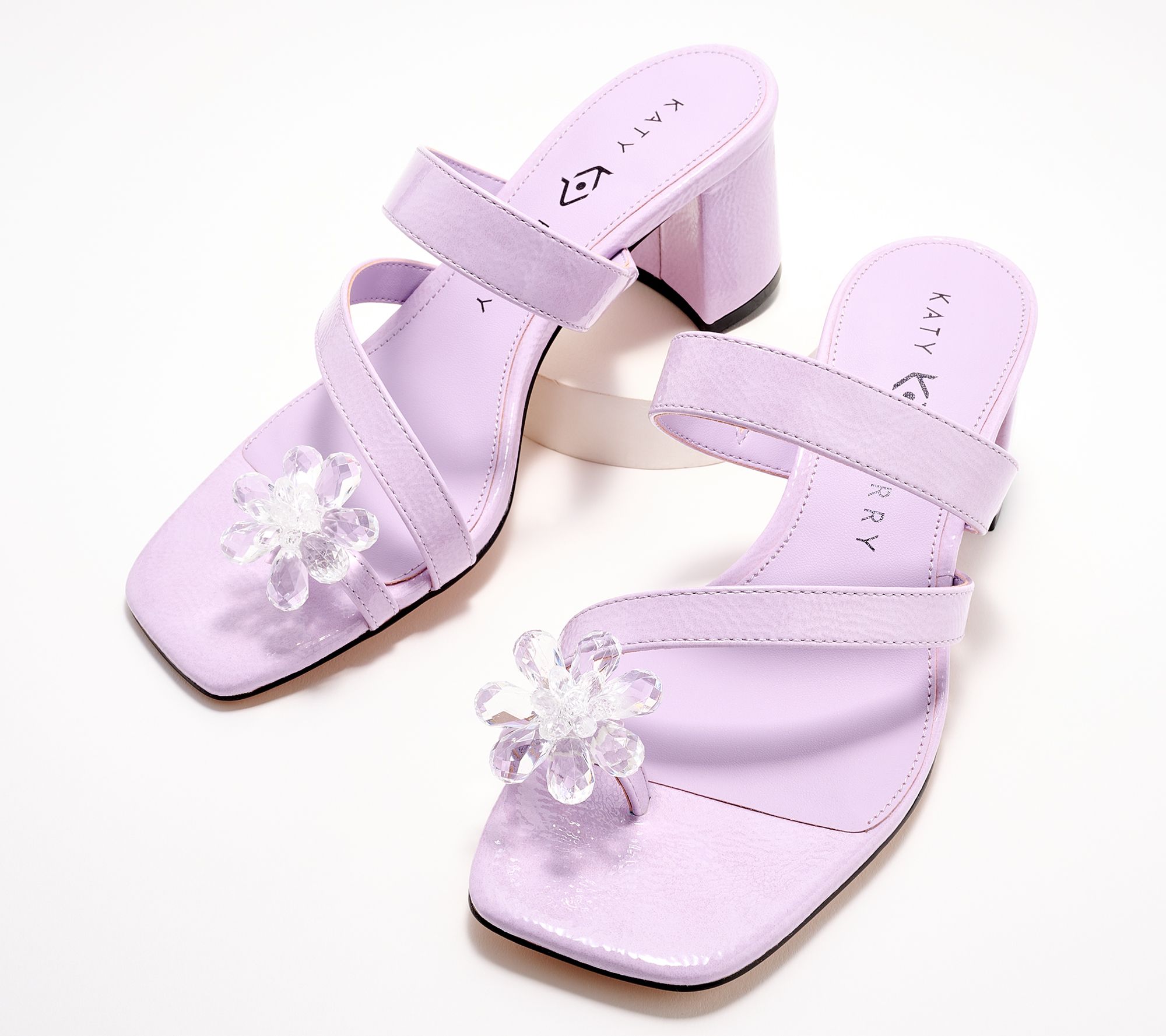 "As Is" Katy Perry Block Heel Sandals - The Tooliped