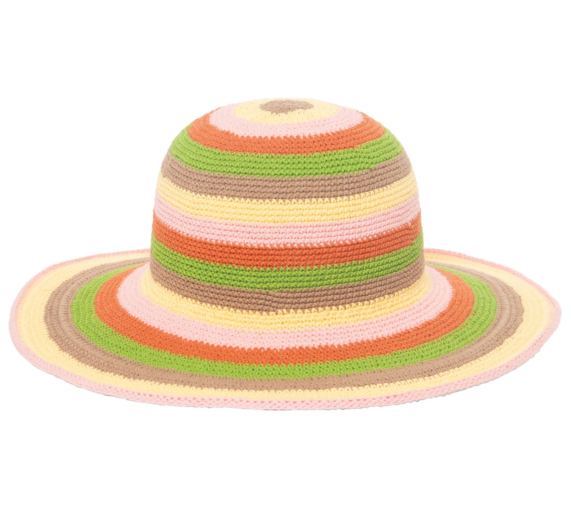 San Diego Hat Co. Crochet Striped Hat