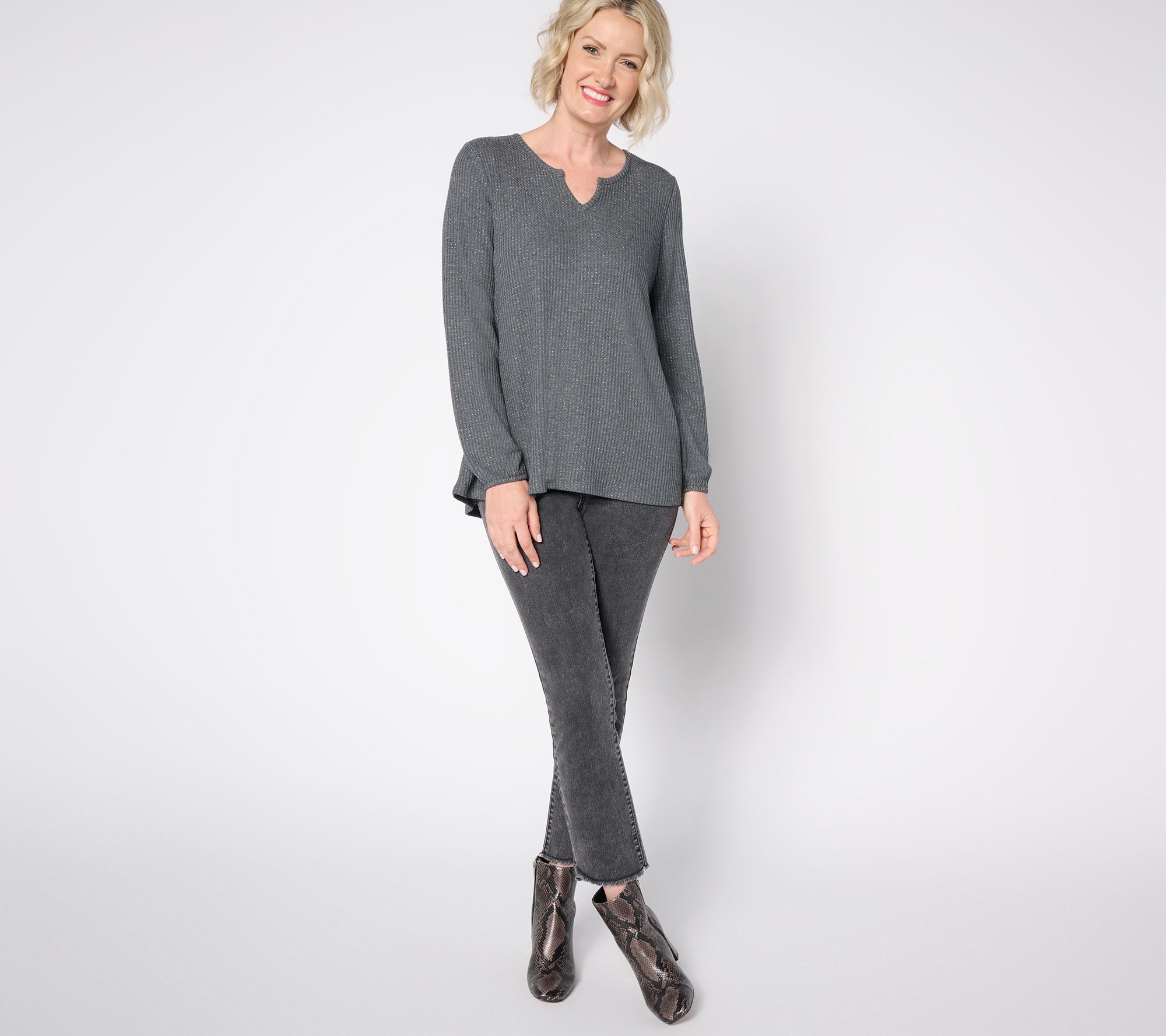 トップス Gail Bubble Jacquard Crew Neck Top | EILEEN FISHER