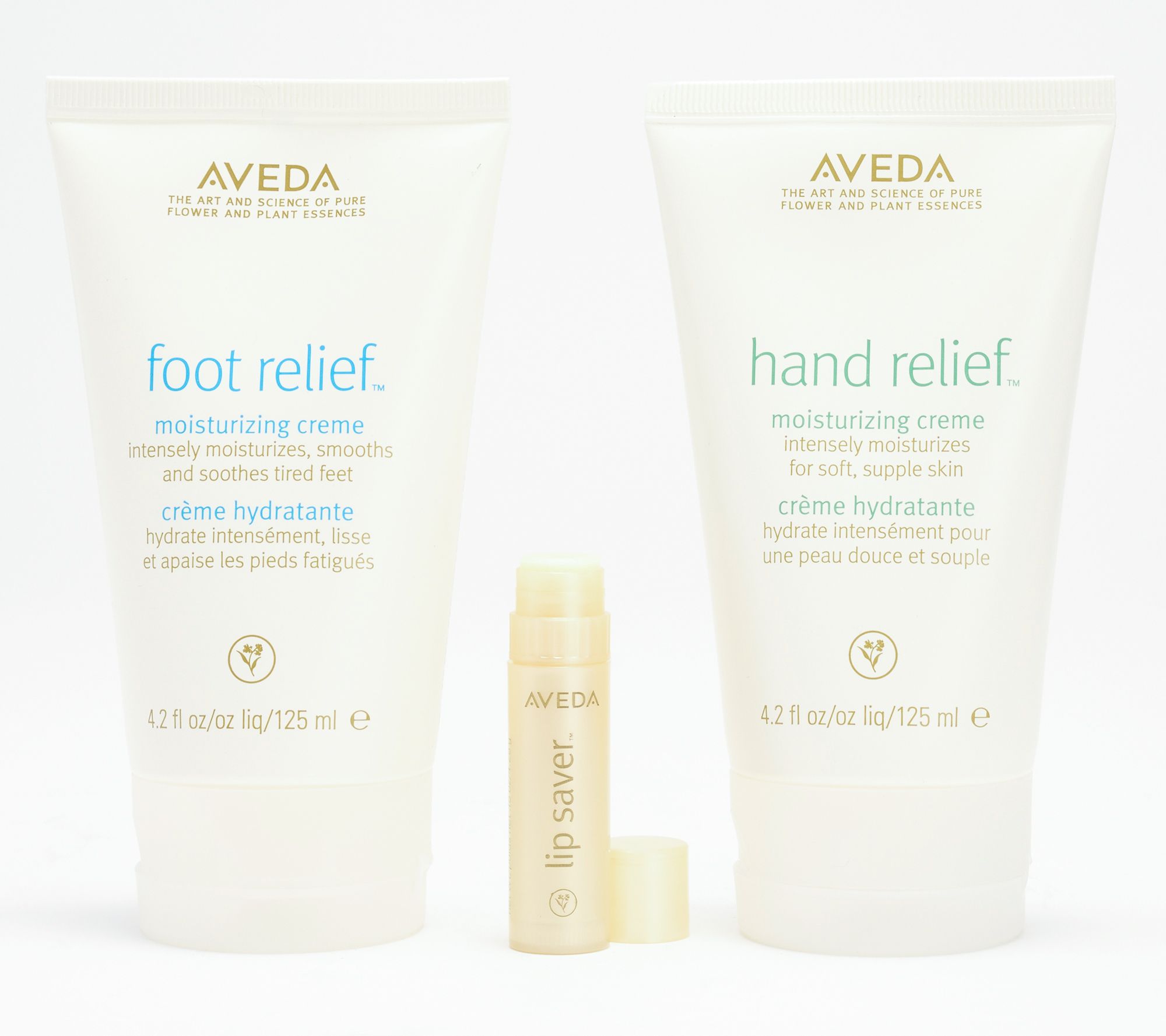 Aveda Winter Relief Hand & Foot Cream Set with Lip Saver