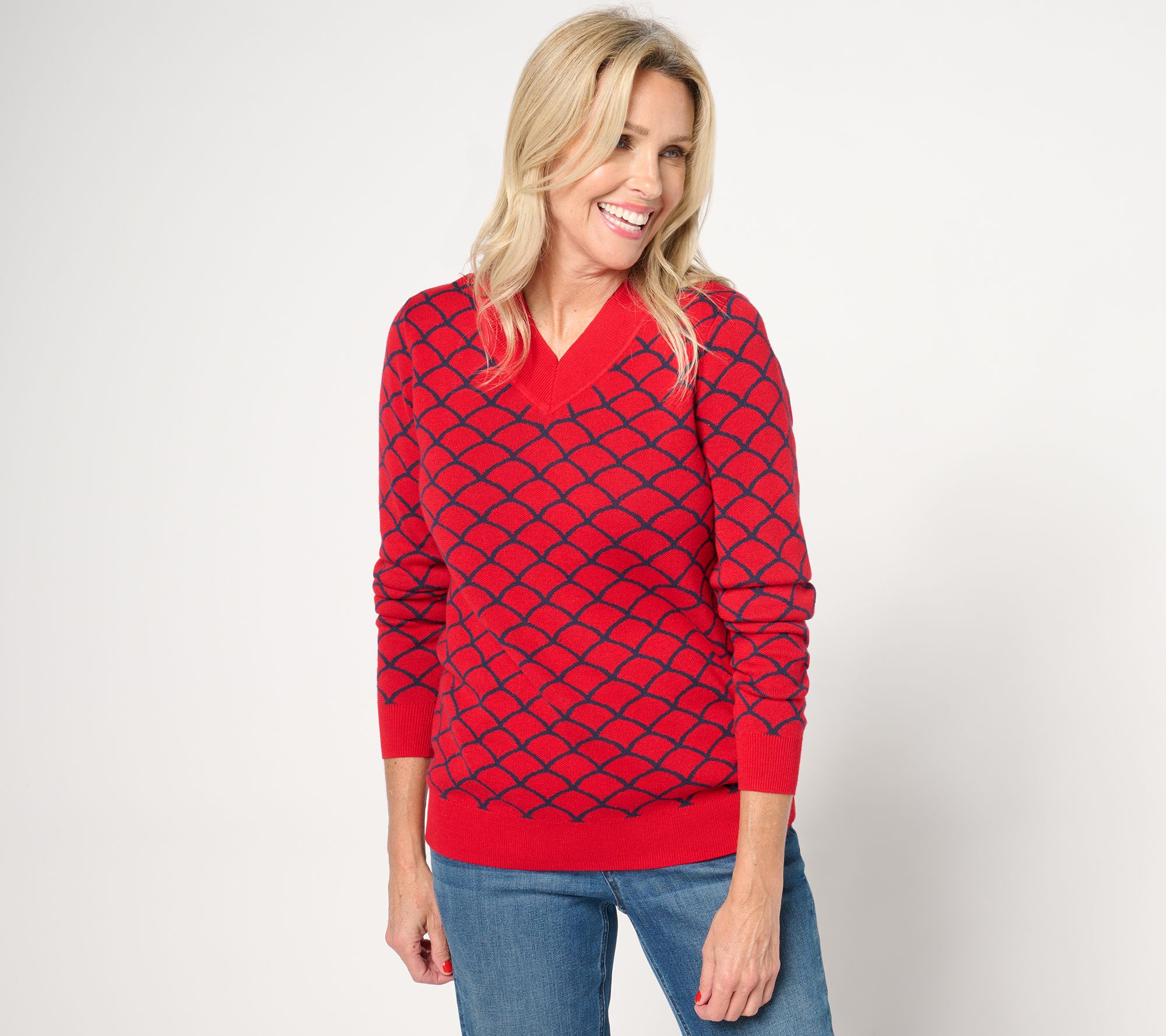 Studio Park x Alberti Popaj Womens Festive Pullover Sweater