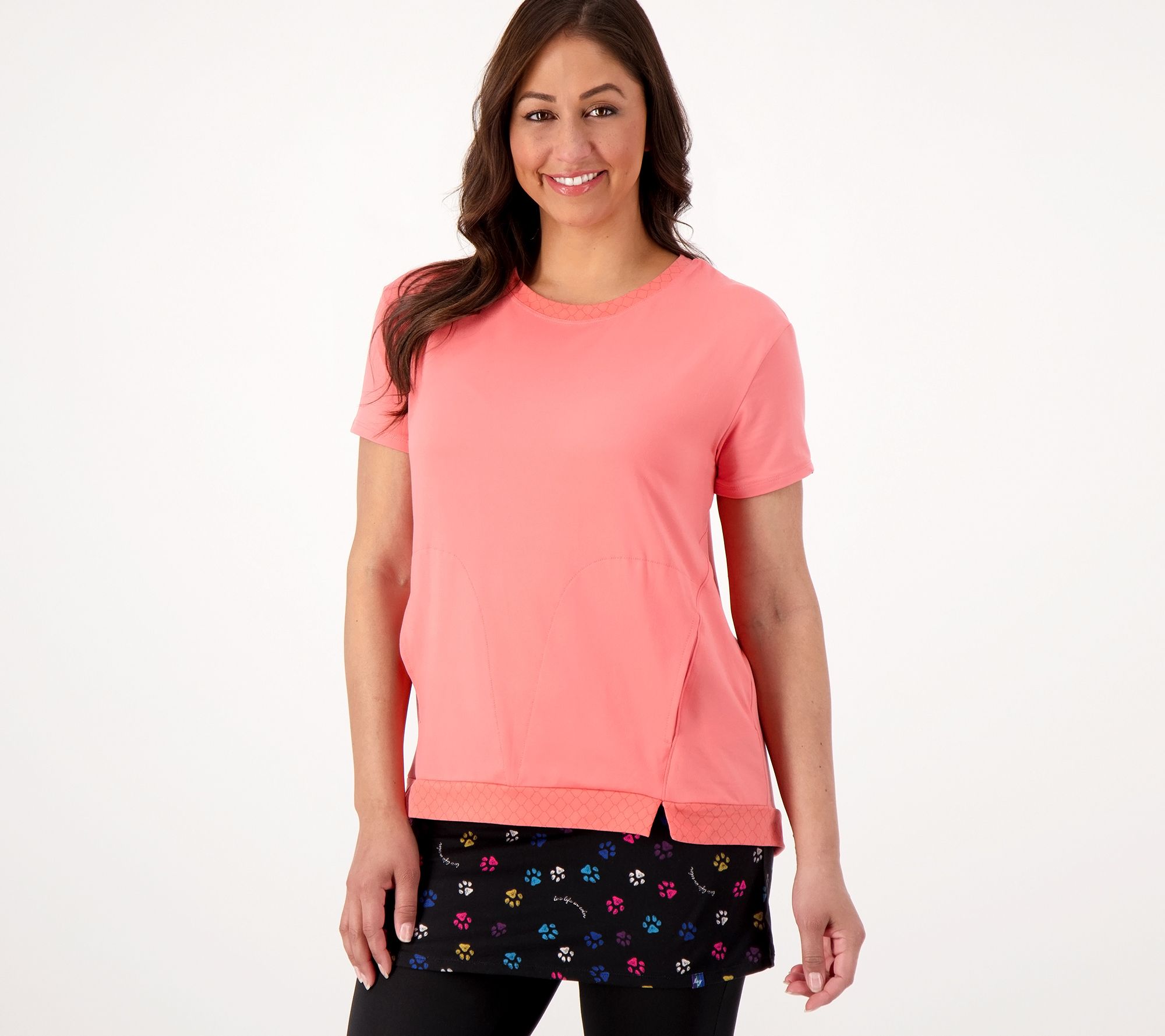 Lug Lounge Peached Jersey Short-Sleeve Top - Scoop