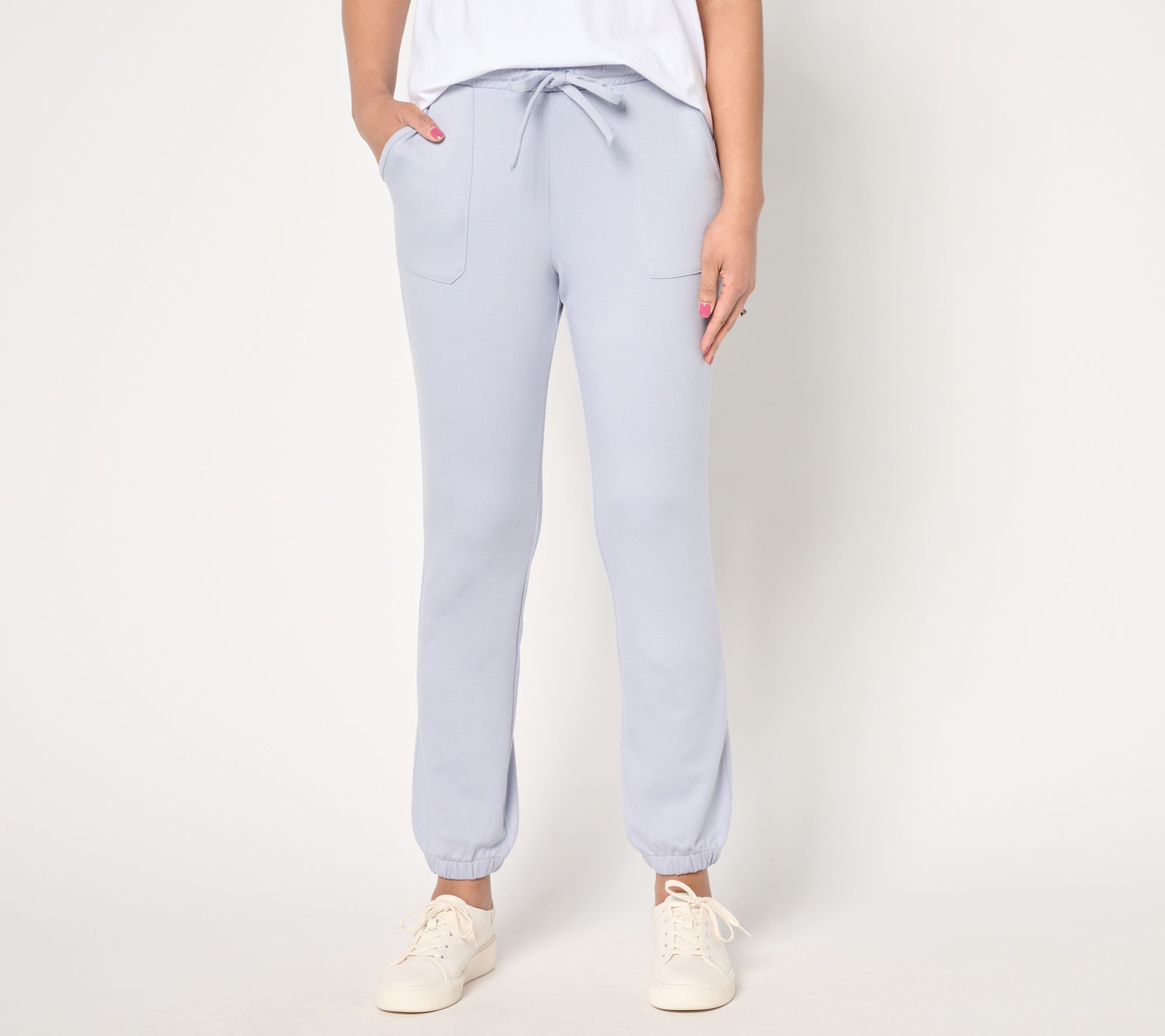 Martha Stewart Signature Petite Knit Pull-On Slim Leg Ankle Pants