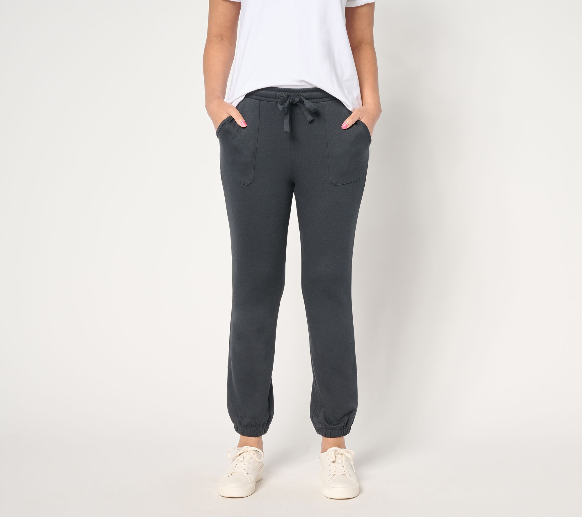 Martha Stewart Signature Petite Knit Pull-On Slim Leg Ankle Pants