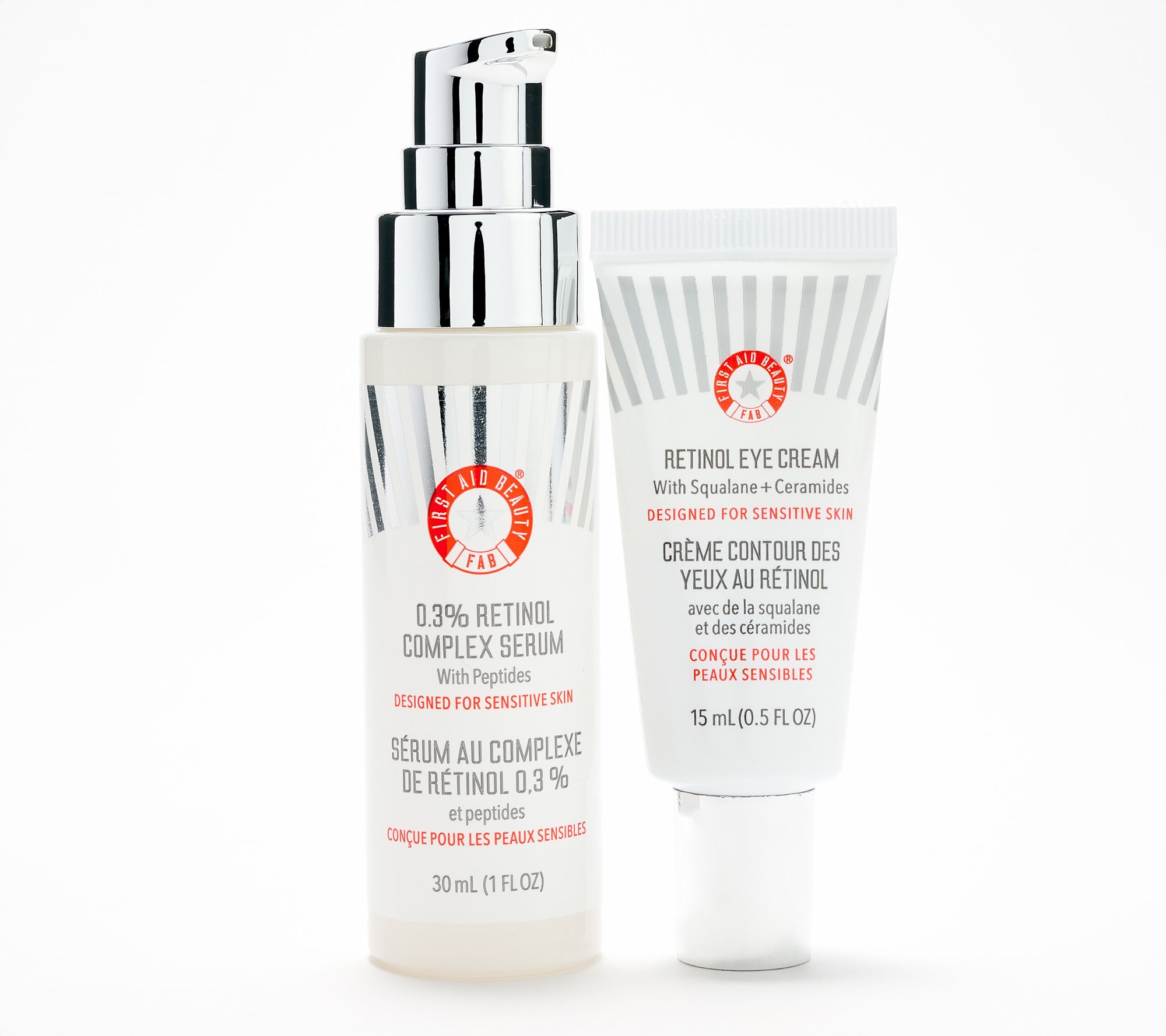 First Aid Beauty Full-Face Retinol Routine 2pc Kit