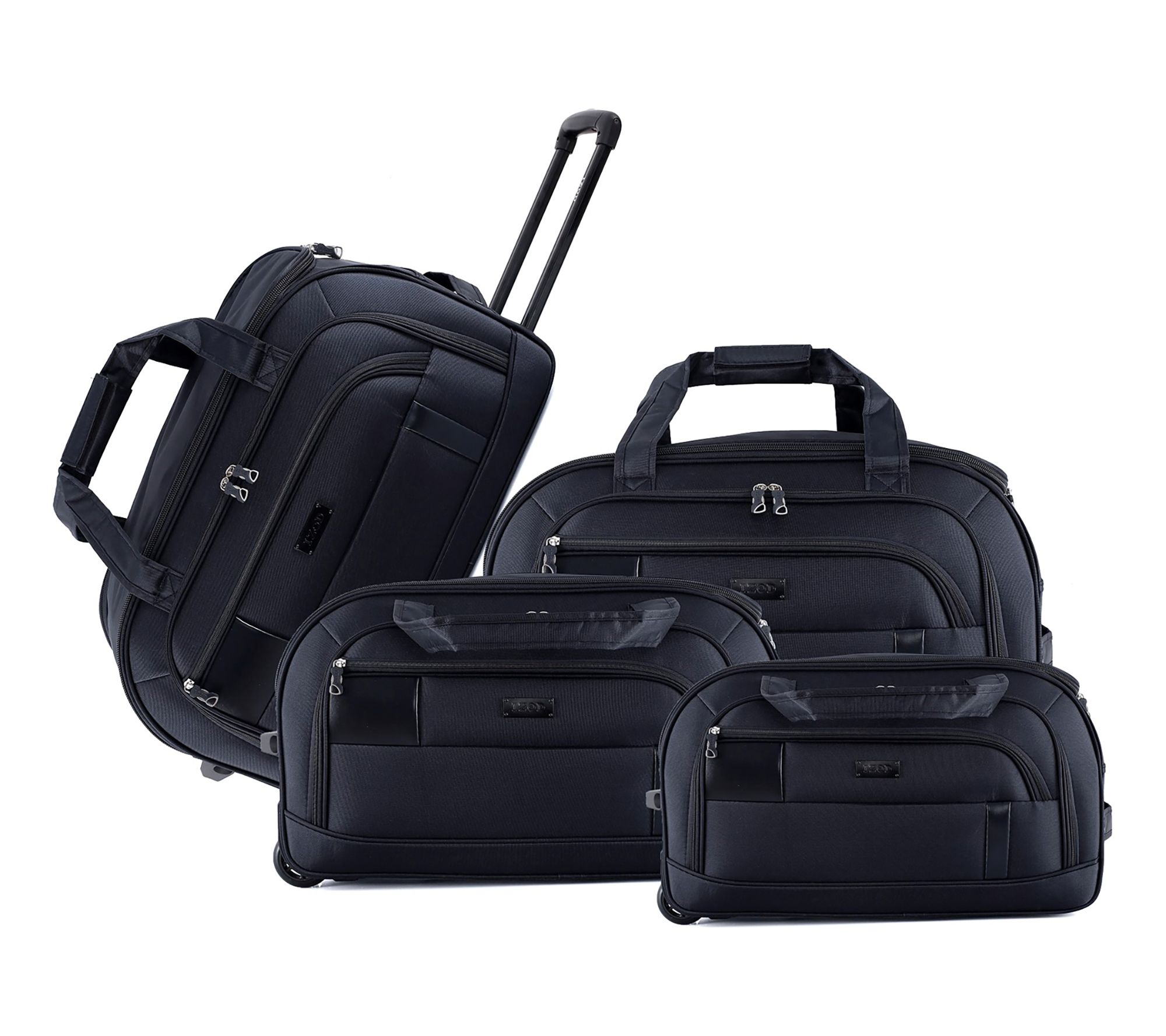 IZOD Gavin Set of 4 Rolling Duffels - 20/23/26/29"