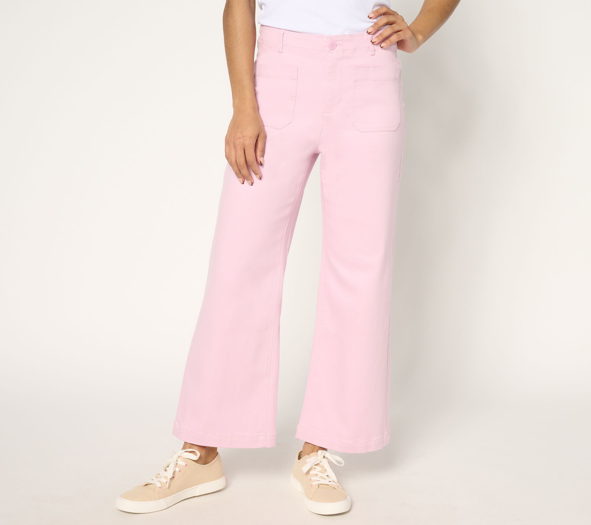 "As Is" Studio Park x Amy Stran Petite Ankle Length Wide Leg Pant