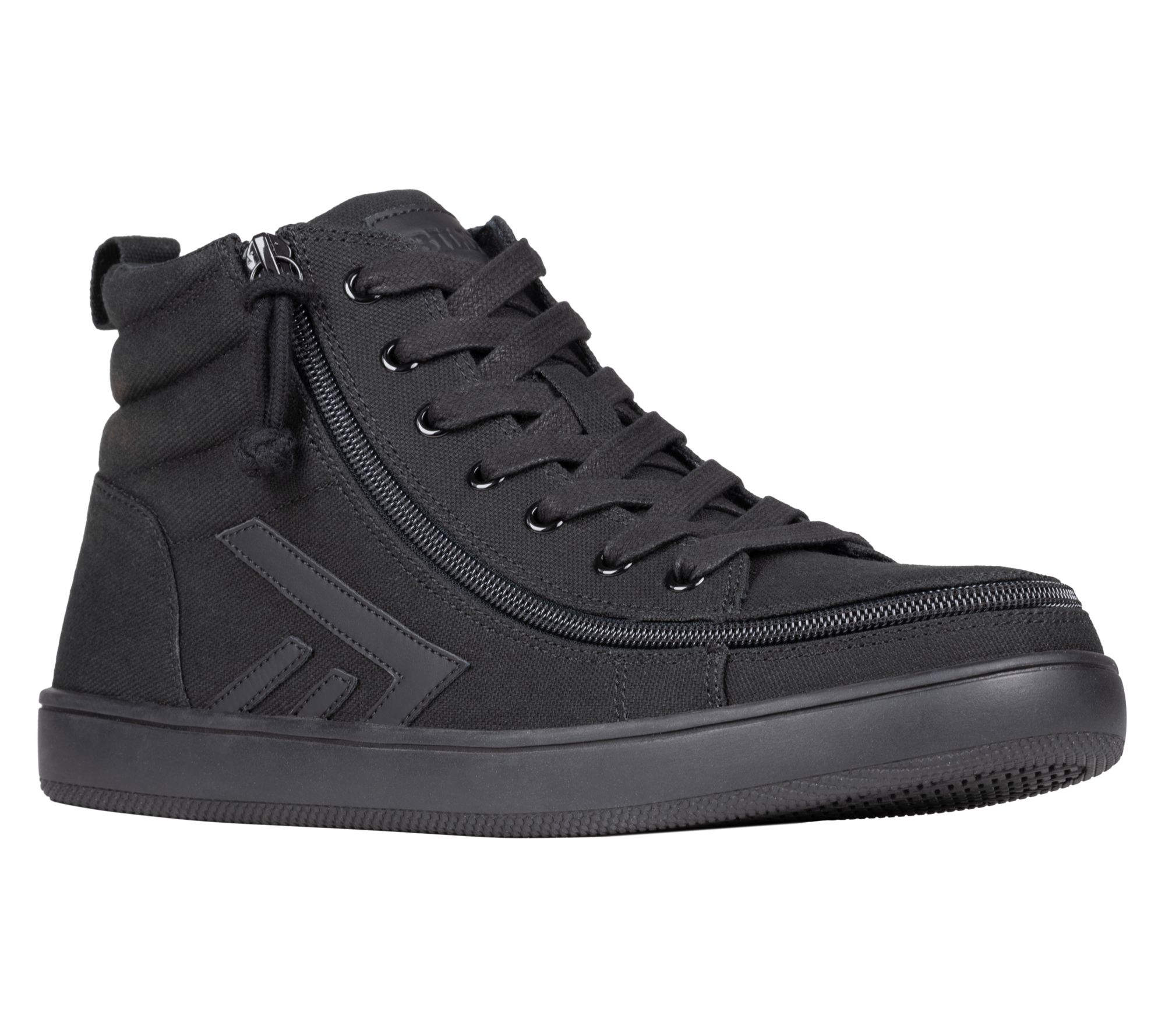 BILLY Footwear zip-on Men's Black to the FloorCS High Top