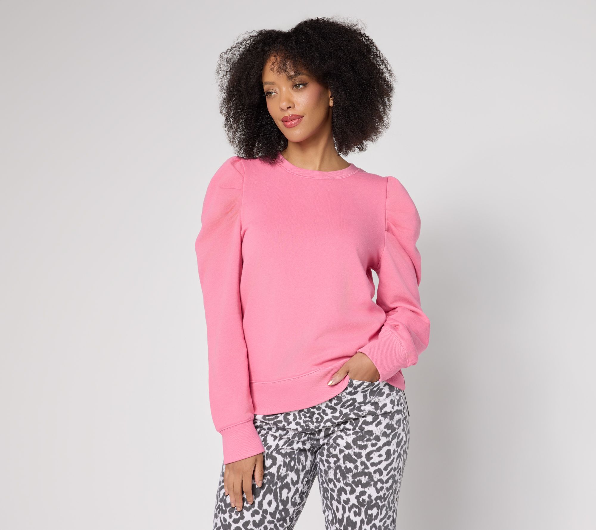 RM Sudio x Rebecca Minkoff Puff Sleeve Sweatshirt