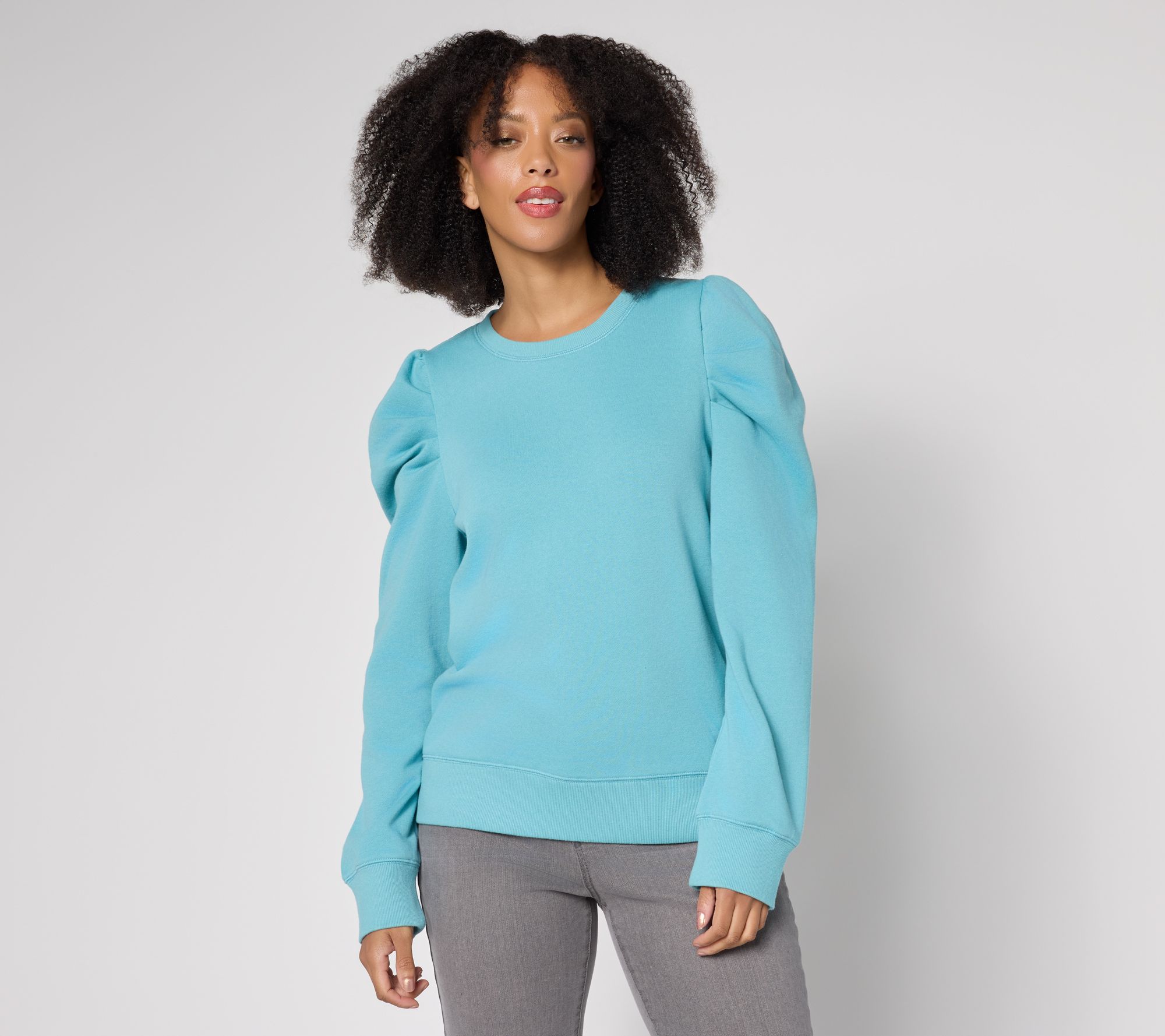 RM Sudio x Rebecca Minkoff Puff Sleeve Sweatshirt