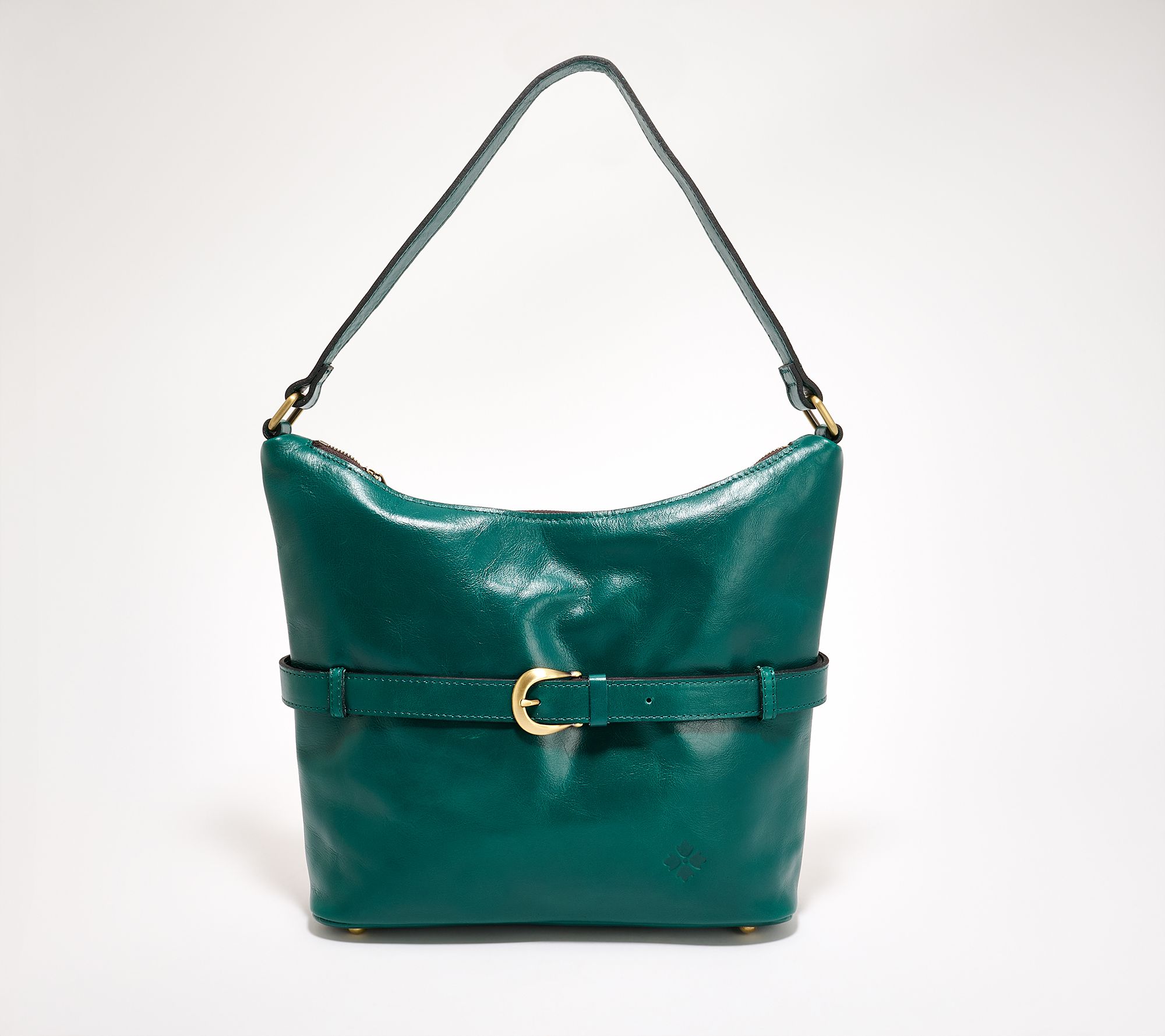 Patricia Nash Leather Elini Belted Hobo