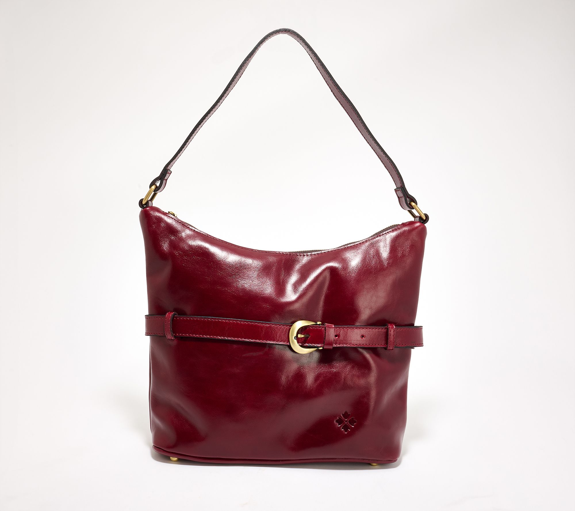 Patricia Nash Leather Elini Belted Hobo