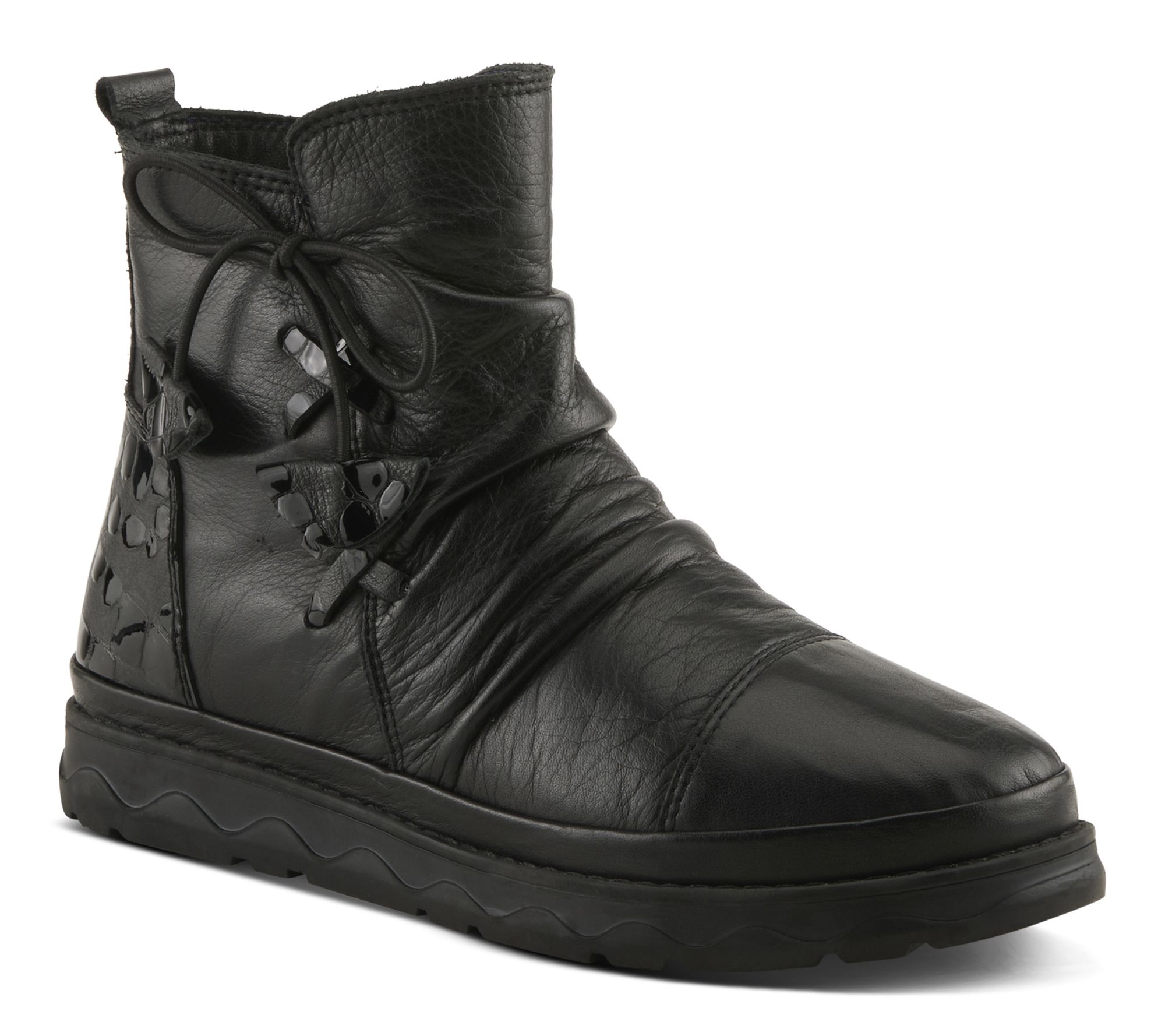 Spring Step Leather Booties - Boru