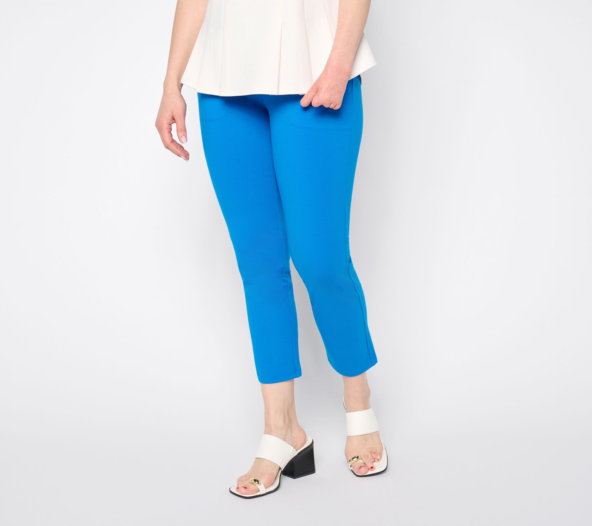 Women with Control Regular 86/14 Slim Leg Crop Empower Pant